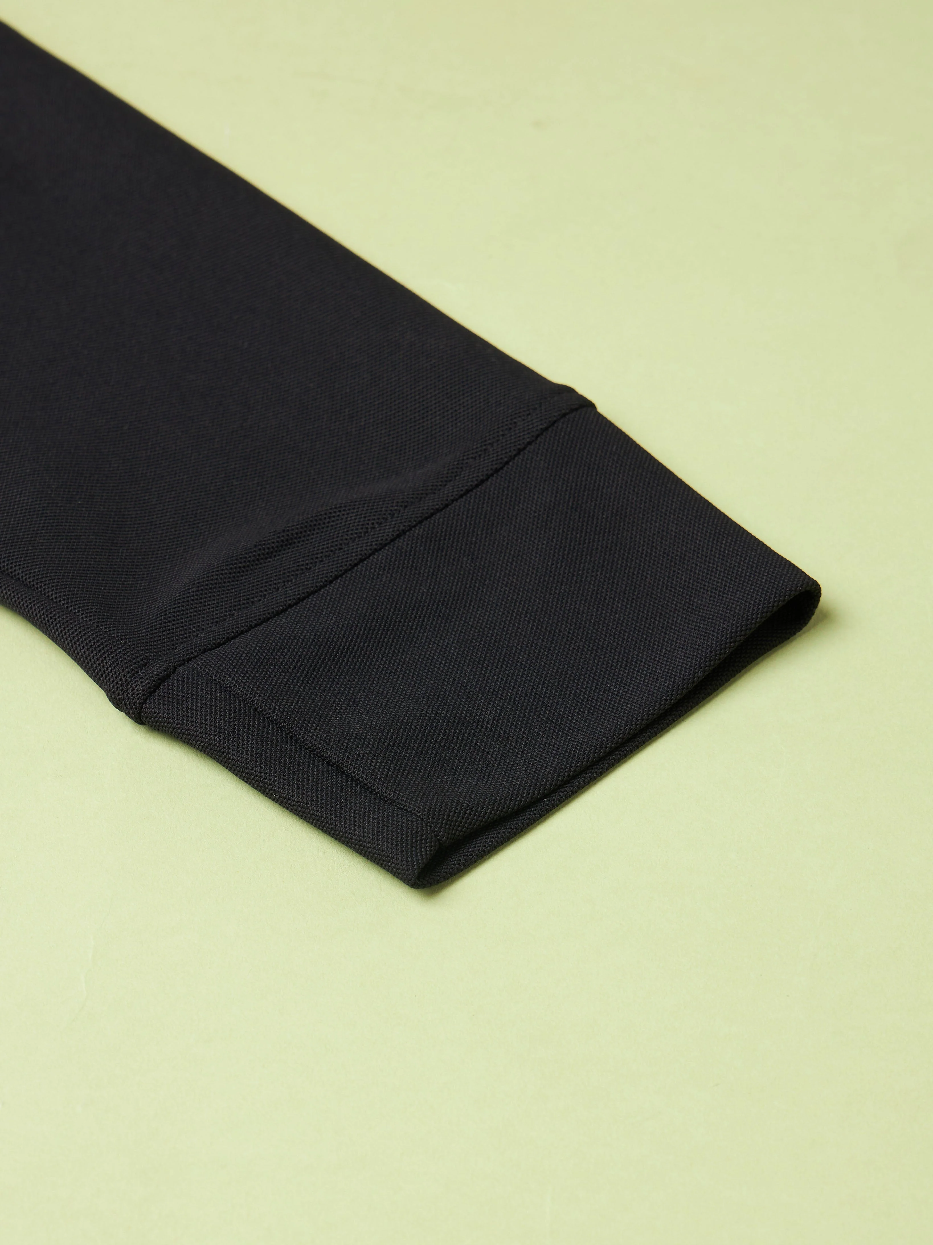 Men Solid Slim Fit Polo Sports T-shirt with MATPIQ - Image 8