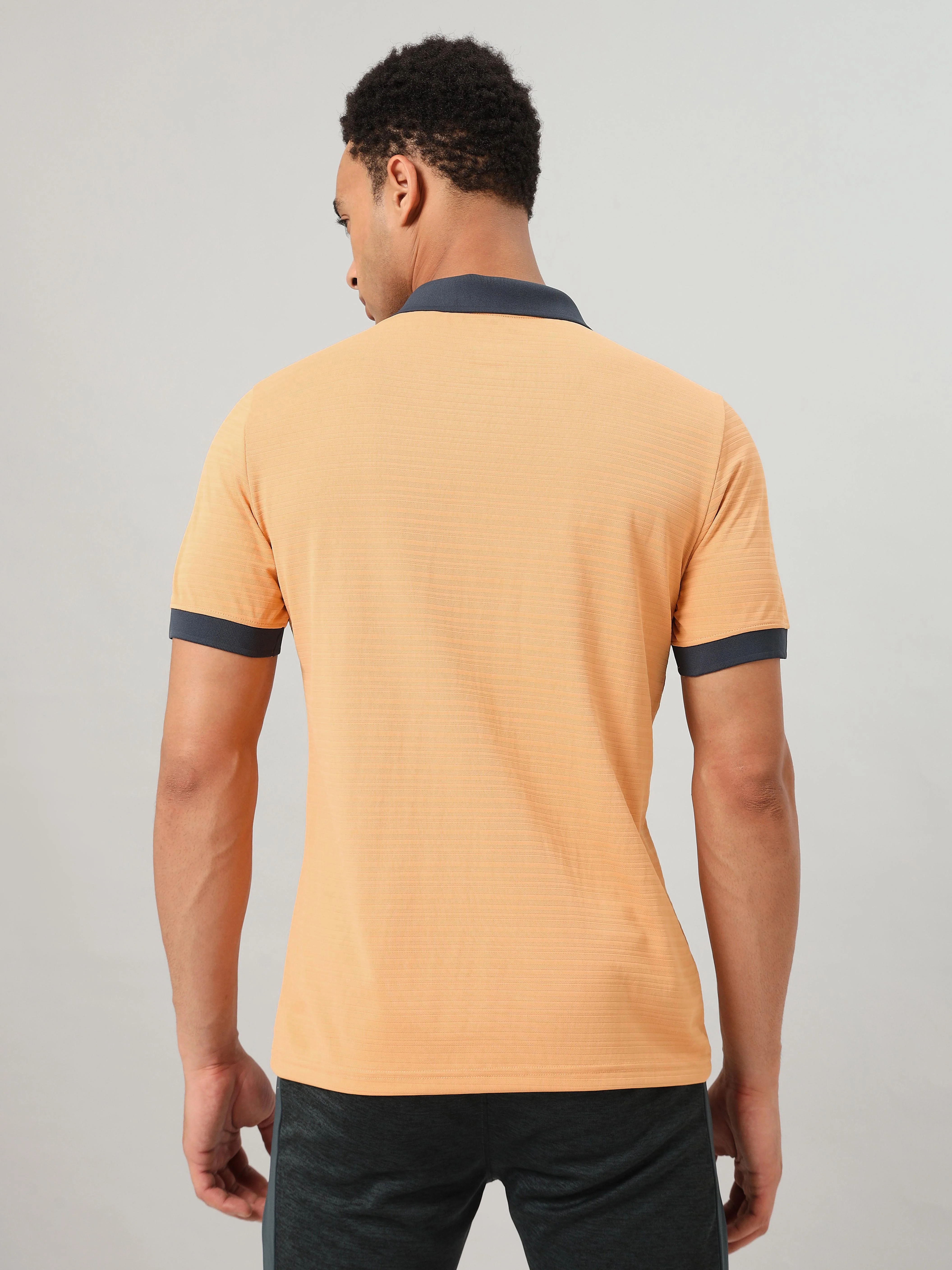 Men Solid Slim Fit Polo Sports T-shirt with MATPIQ (Pack of 2) - Image 3
