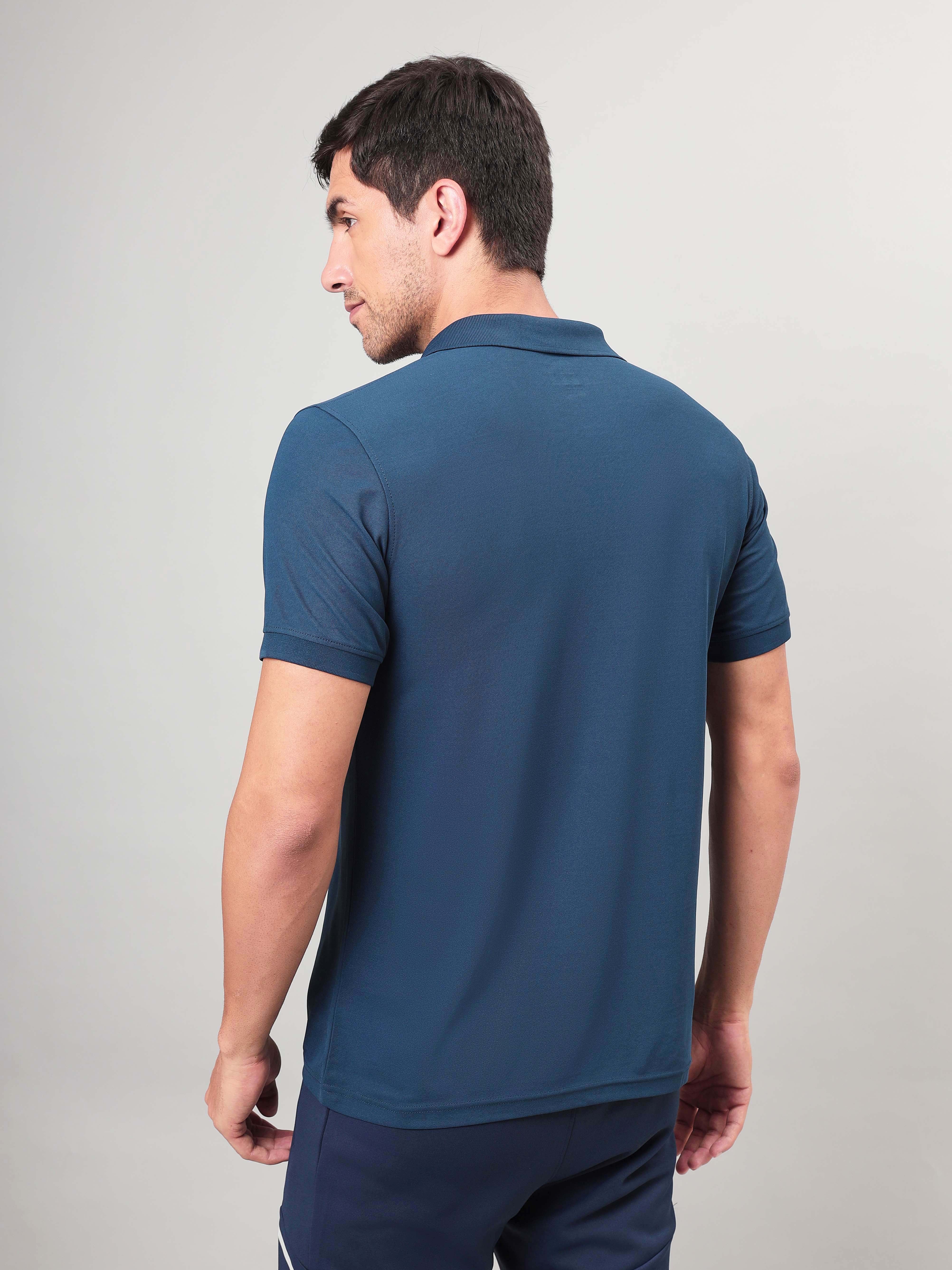 Men Solid Slim Fit Polo T-shirt  pack of 2 with MATPIQ - Image 3
