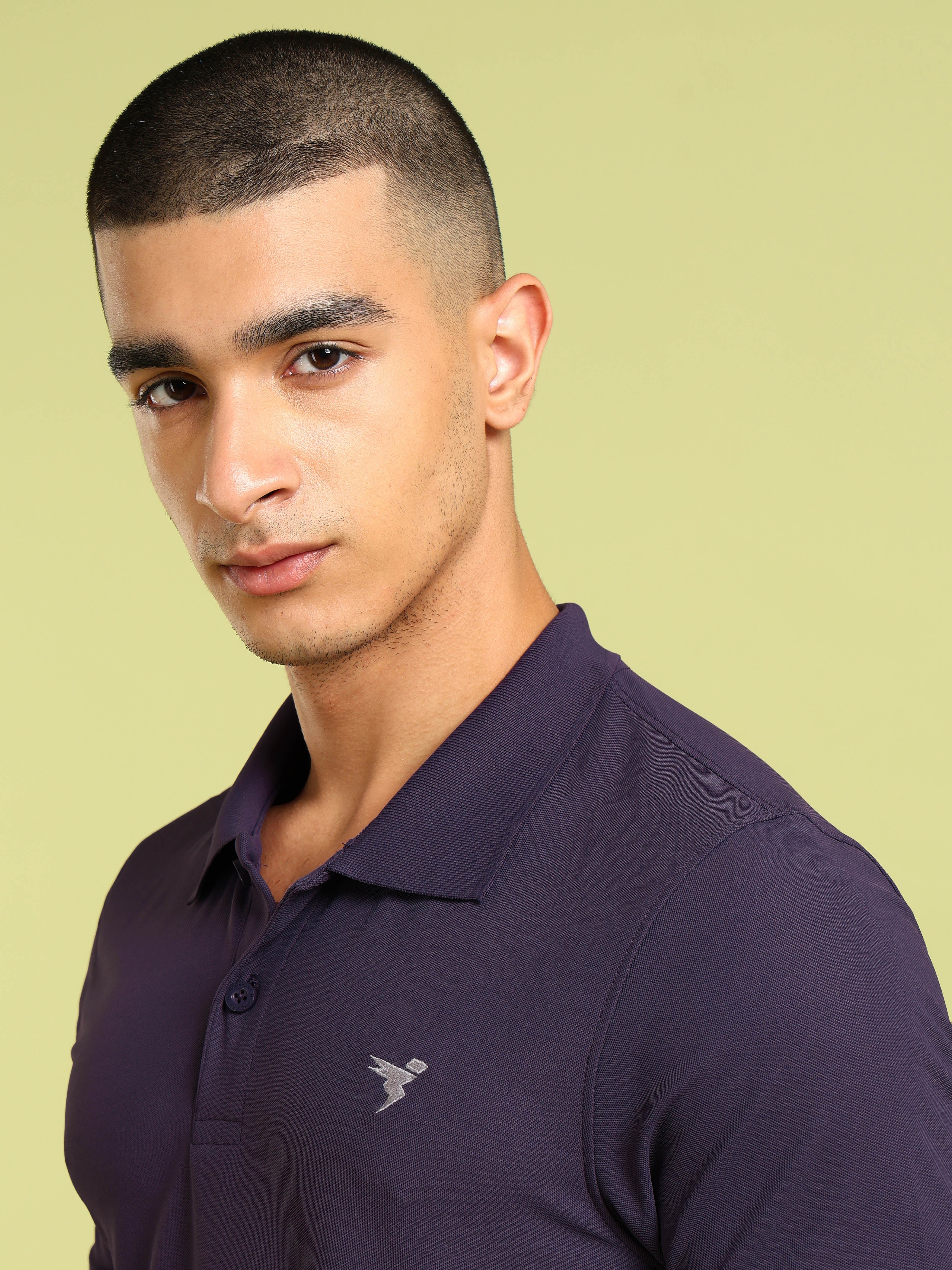 Men Solid Slim Fit Polo T-shirt  pack of 3 with MATPIQ - Image 6