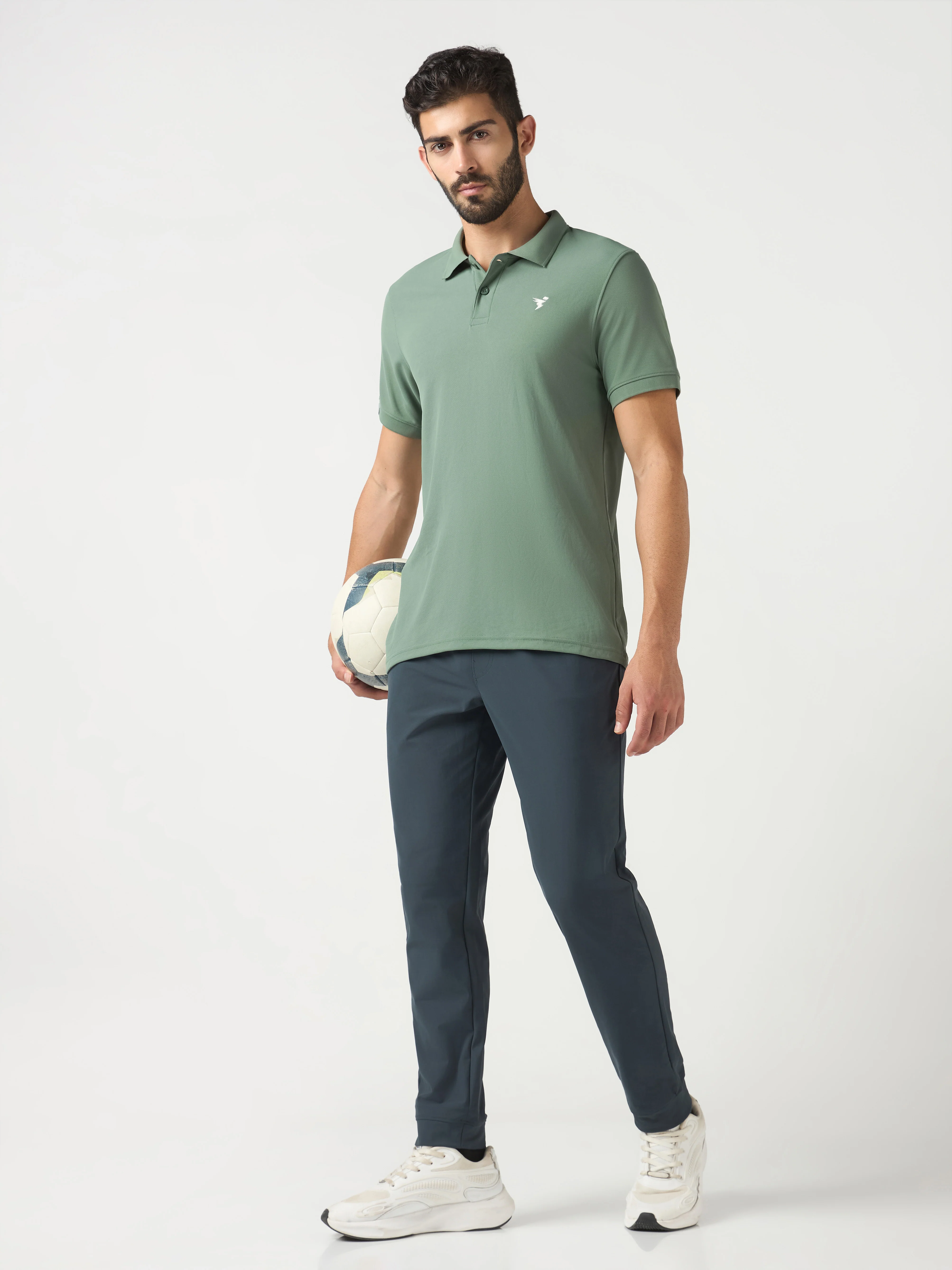 Men Solid Slim Fit Polo T-shirt  pack of 3 with MATPIQ - Image 8