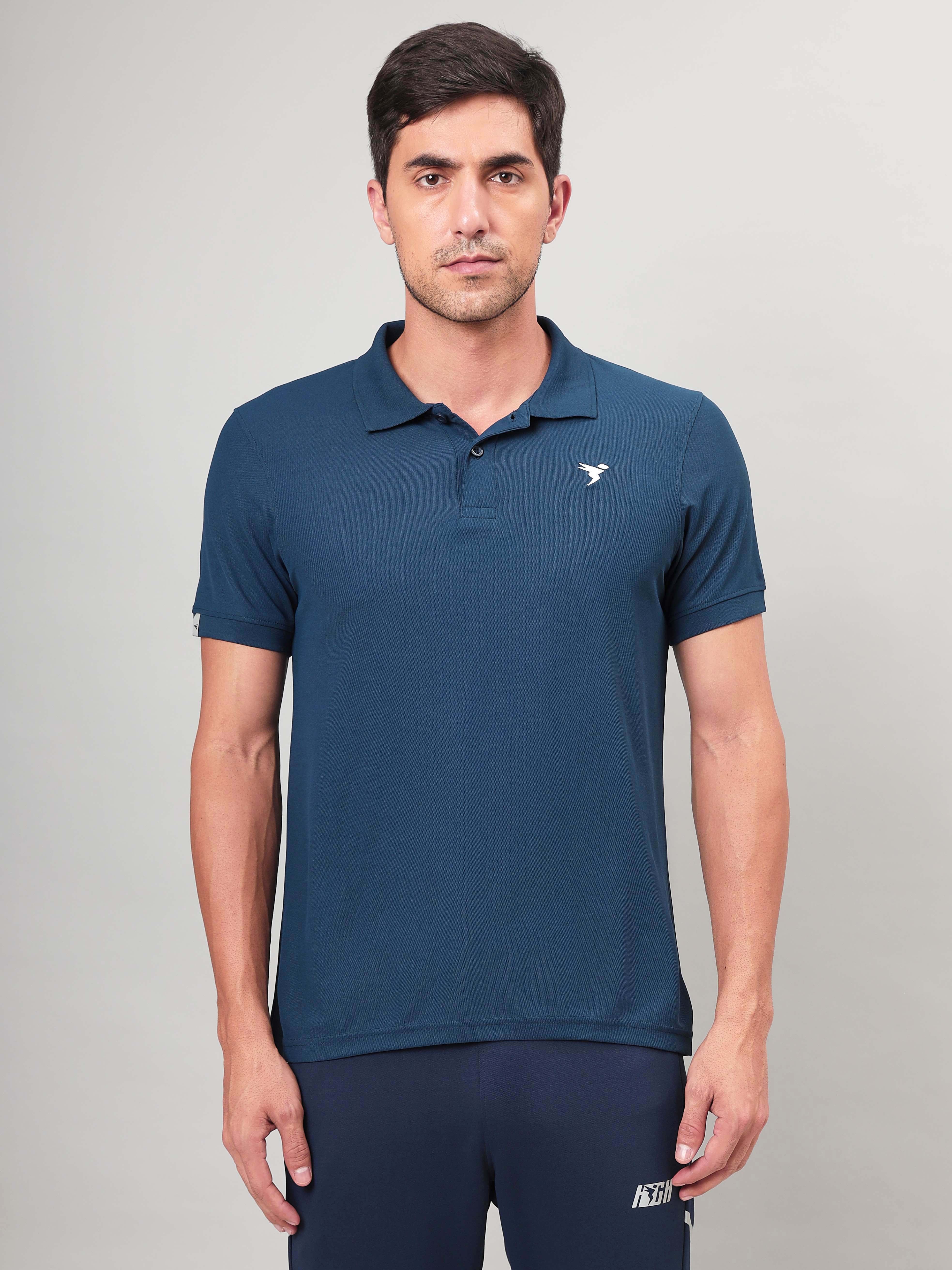 Men Solid Slim Fit Polo T-shirt  pack of 3 with MATPIQ - Image 2