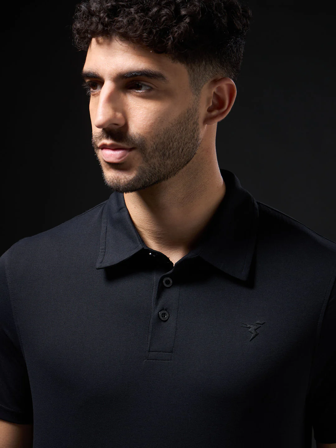 Men Solid Slim Fit Polo T-shirt with COTFLEX - Image 6