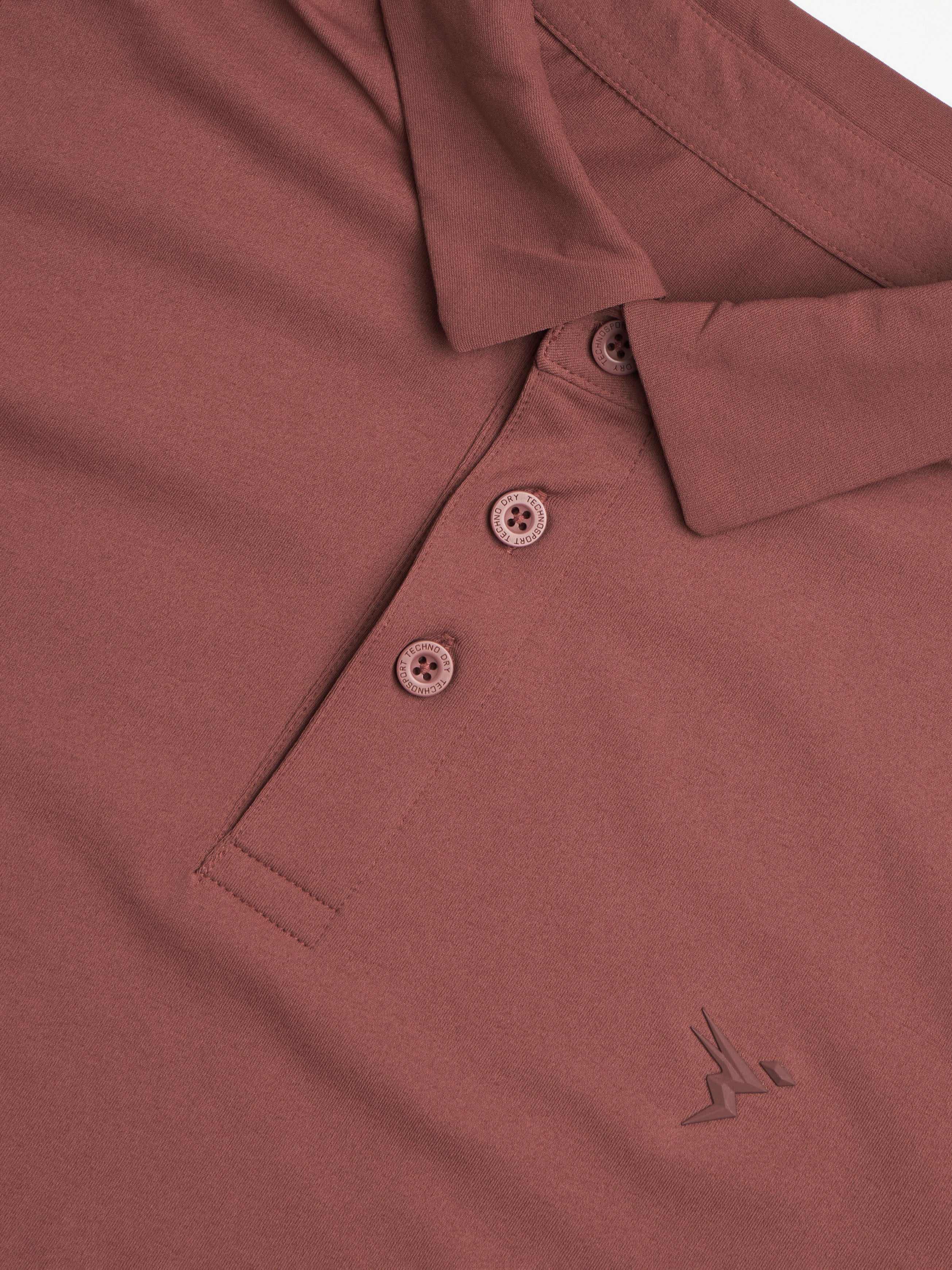 Men Solid Slim Fit Polo T-shirt with COTFLEX - Image 7
