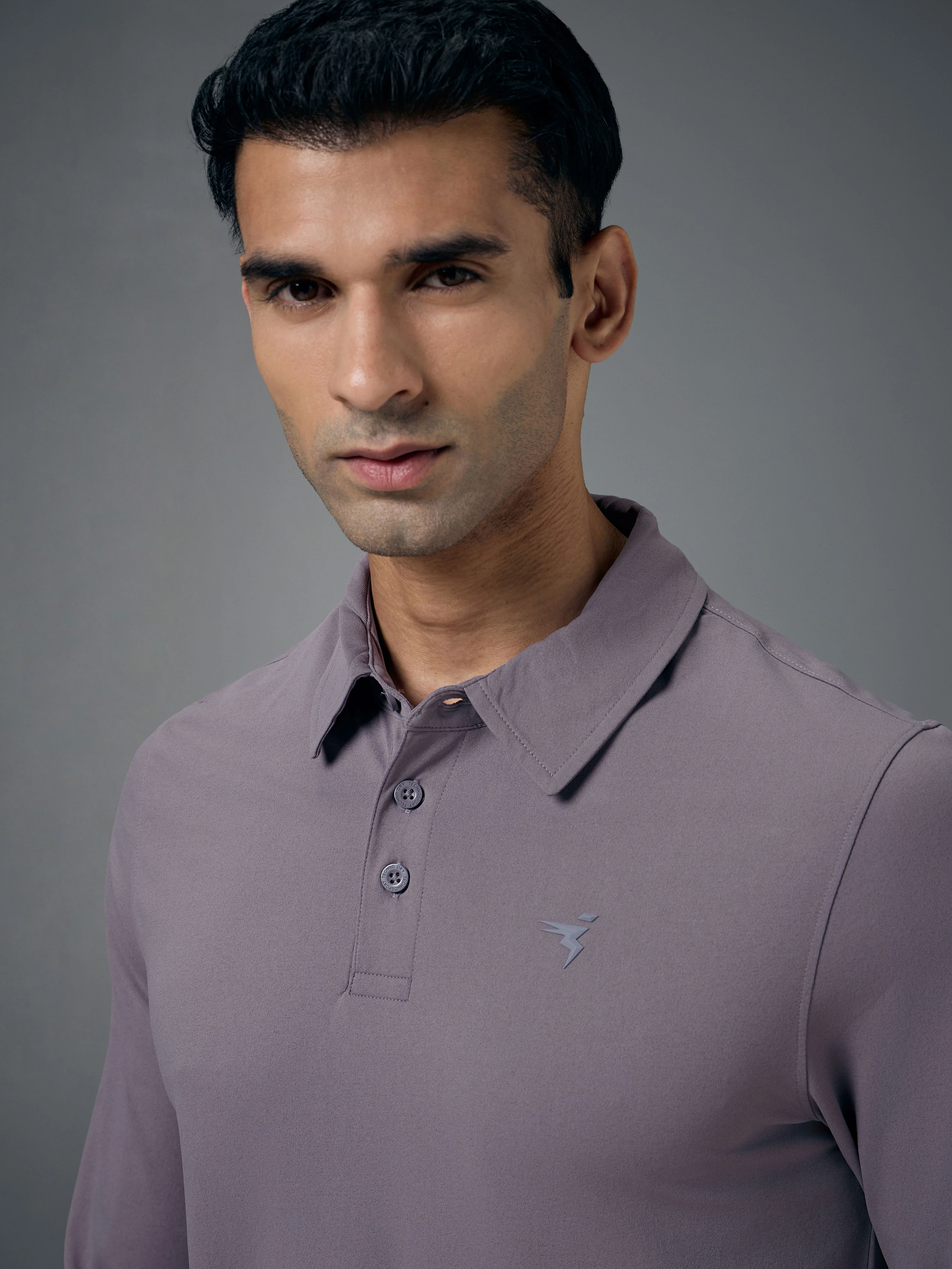 Men Solid Slim Fit Polo T-shirt with COTFLEX - Image 6