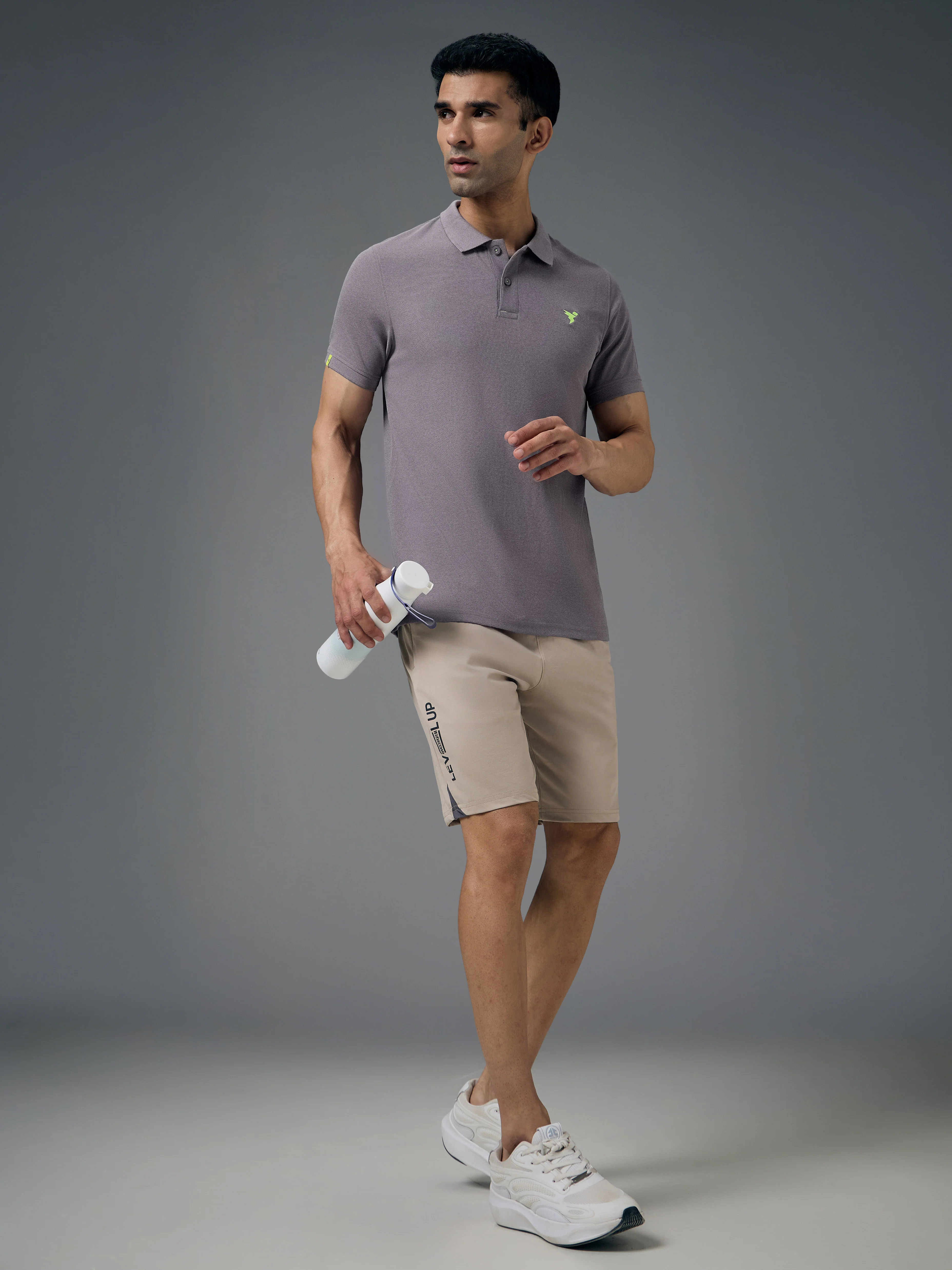 Men Solid Slim Fit Polo T-shirt with MATPIQ - Image 5