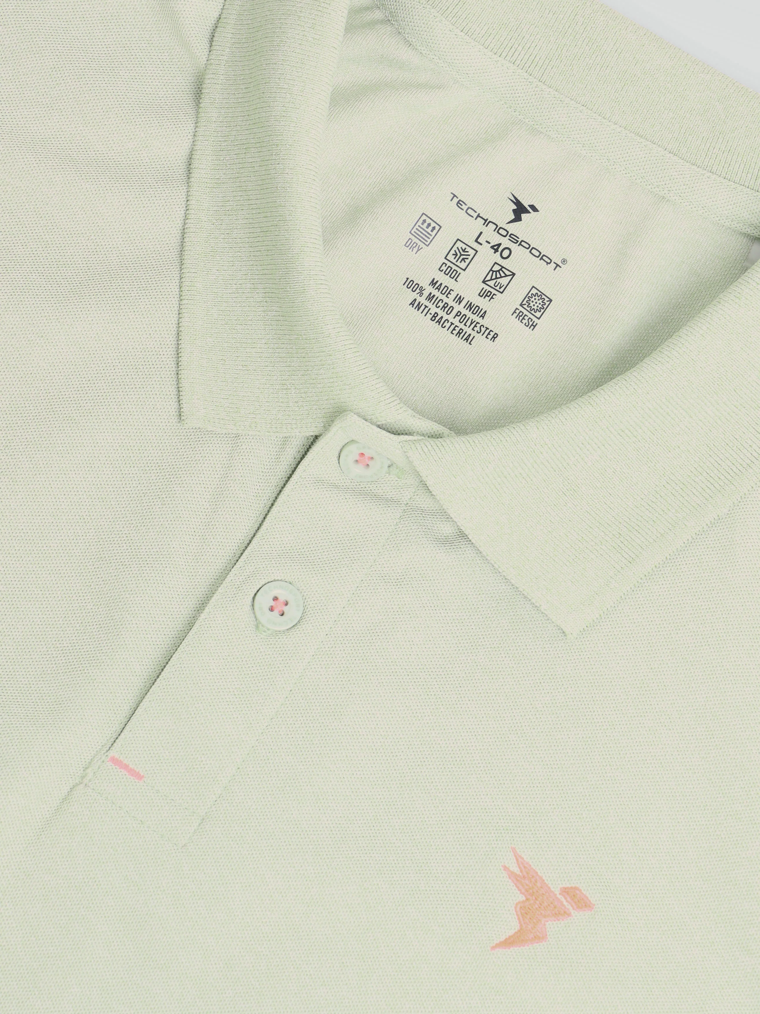 Men Solid Slim Fit Polo T-shirt with MATPIQ - Image 6