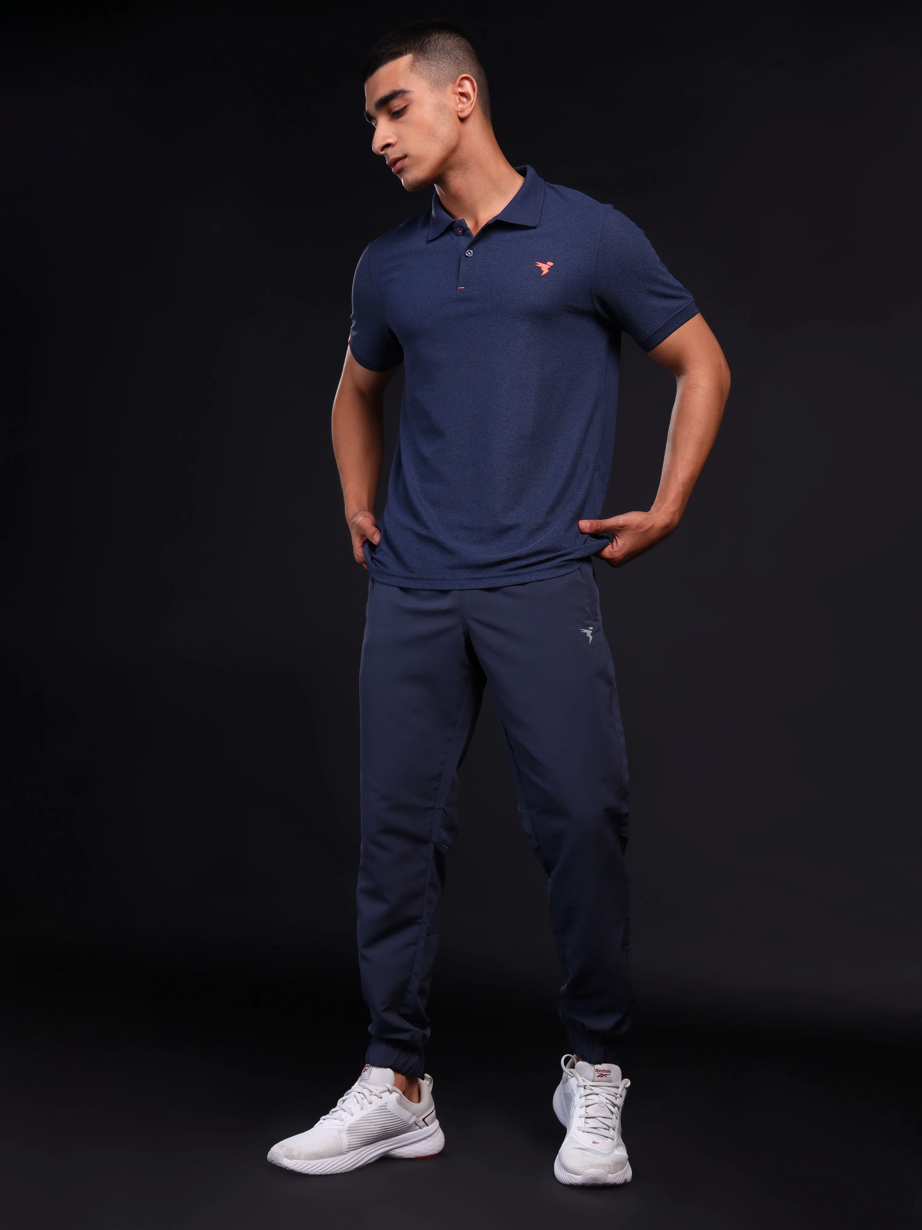 Men Solid Slim Fit Polo T-shirt with MATPIQ - Image 5