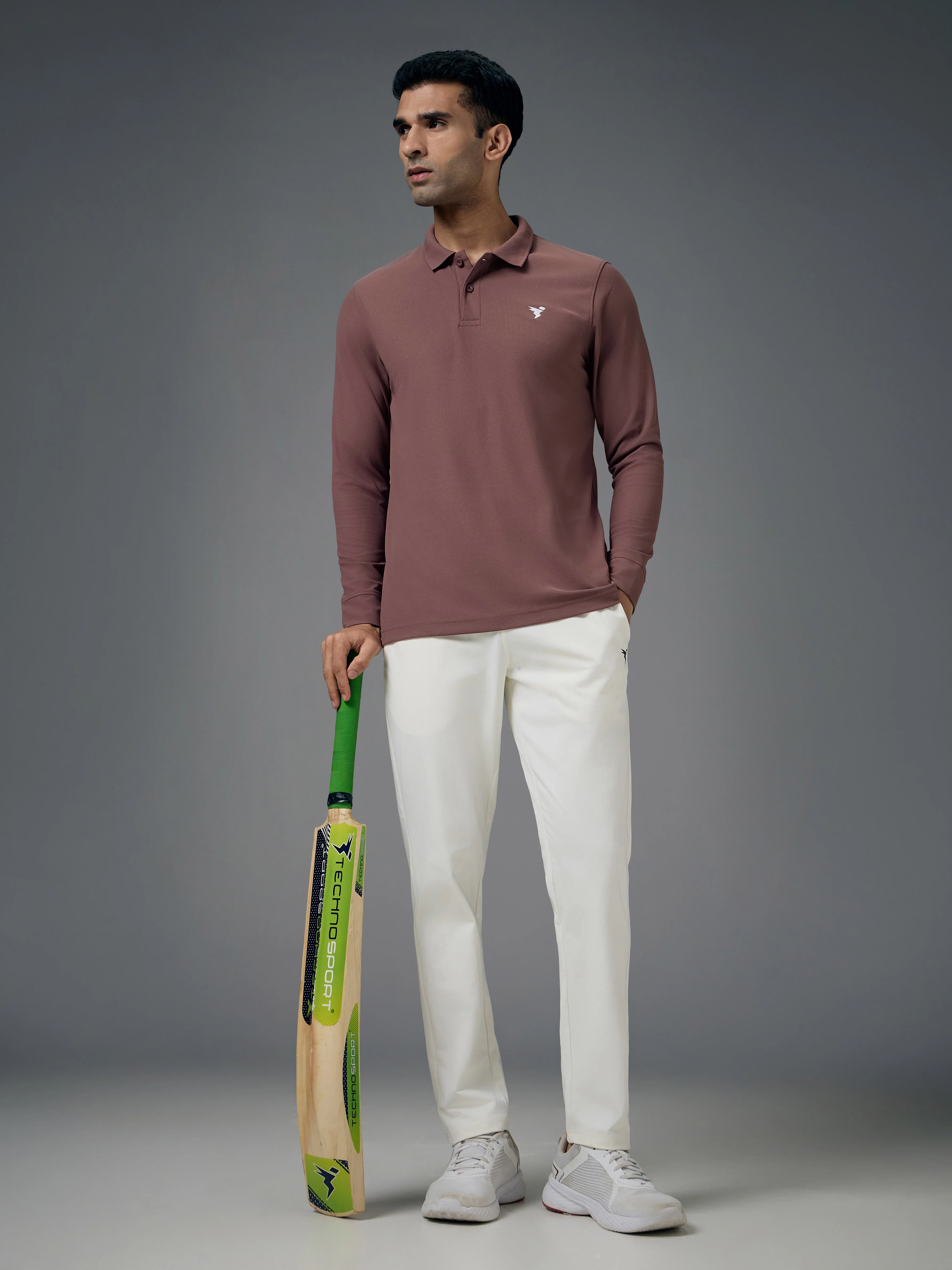 Men Solid Slim Fit Polo T-shirt with MATPIQ - Image 5