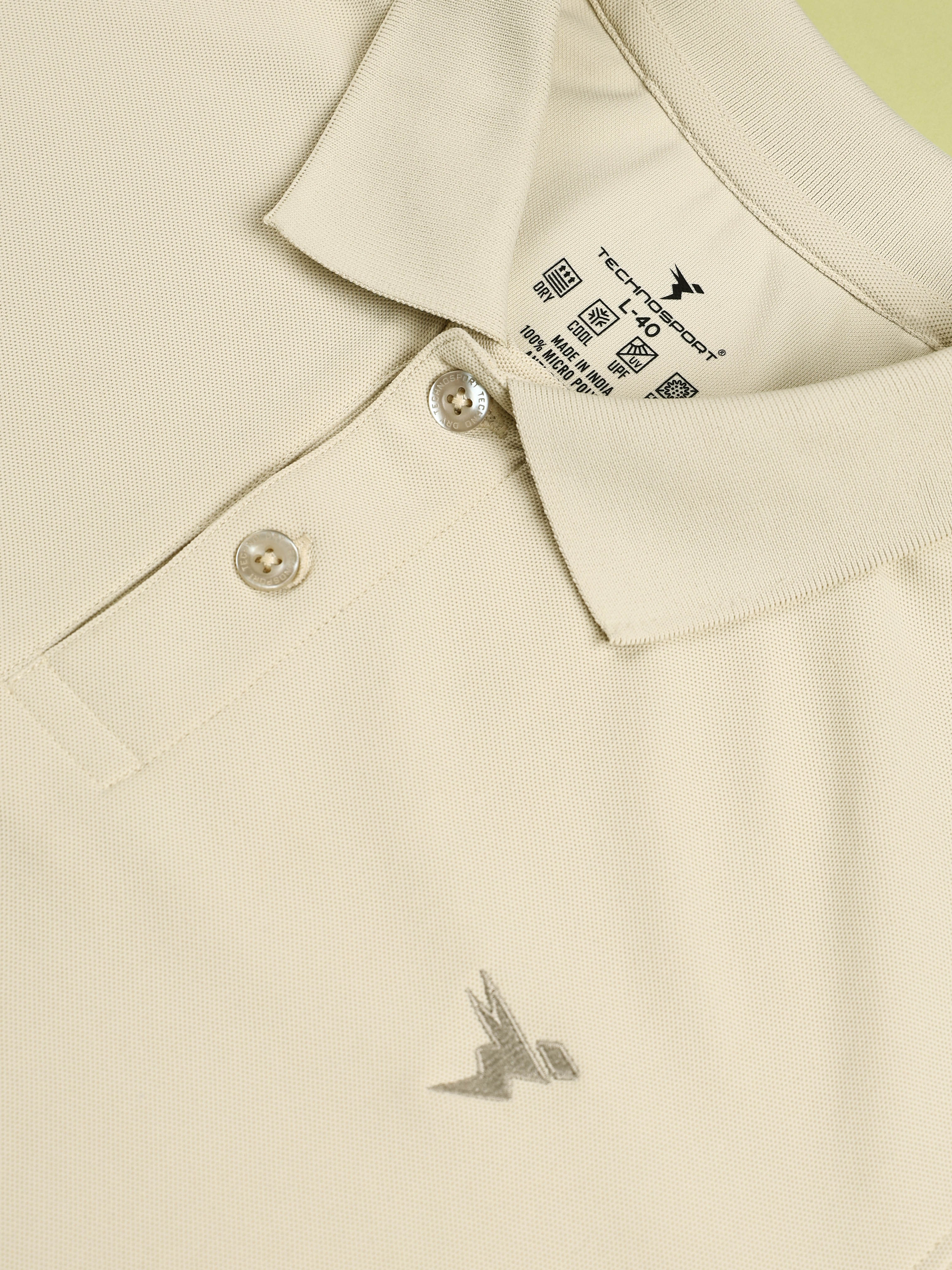 Men Solid Slim Fit Polo T-shirt with MATPIQ - Image 7