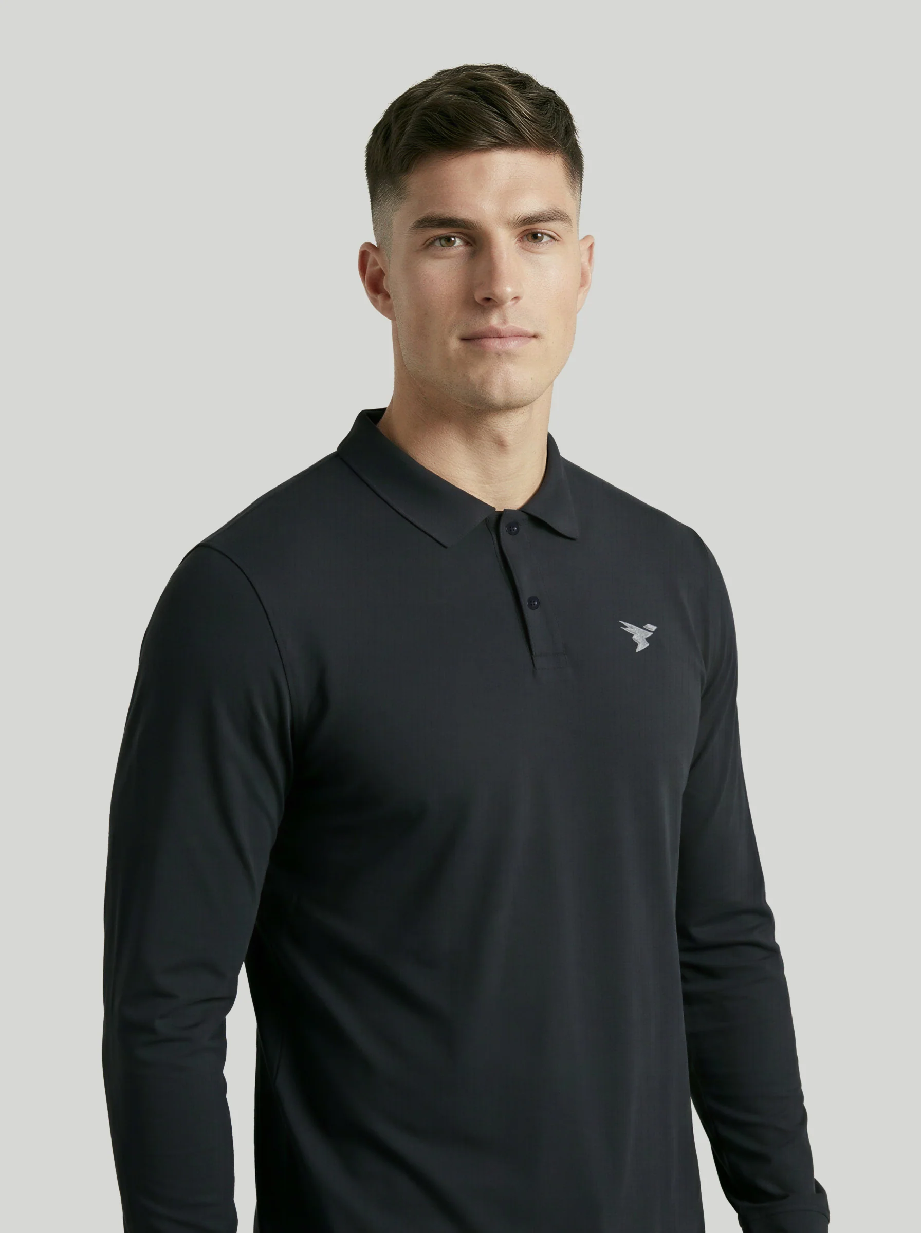 Men Solid Slim Fit Polo T-shirt with MATPIQ - Image 6
