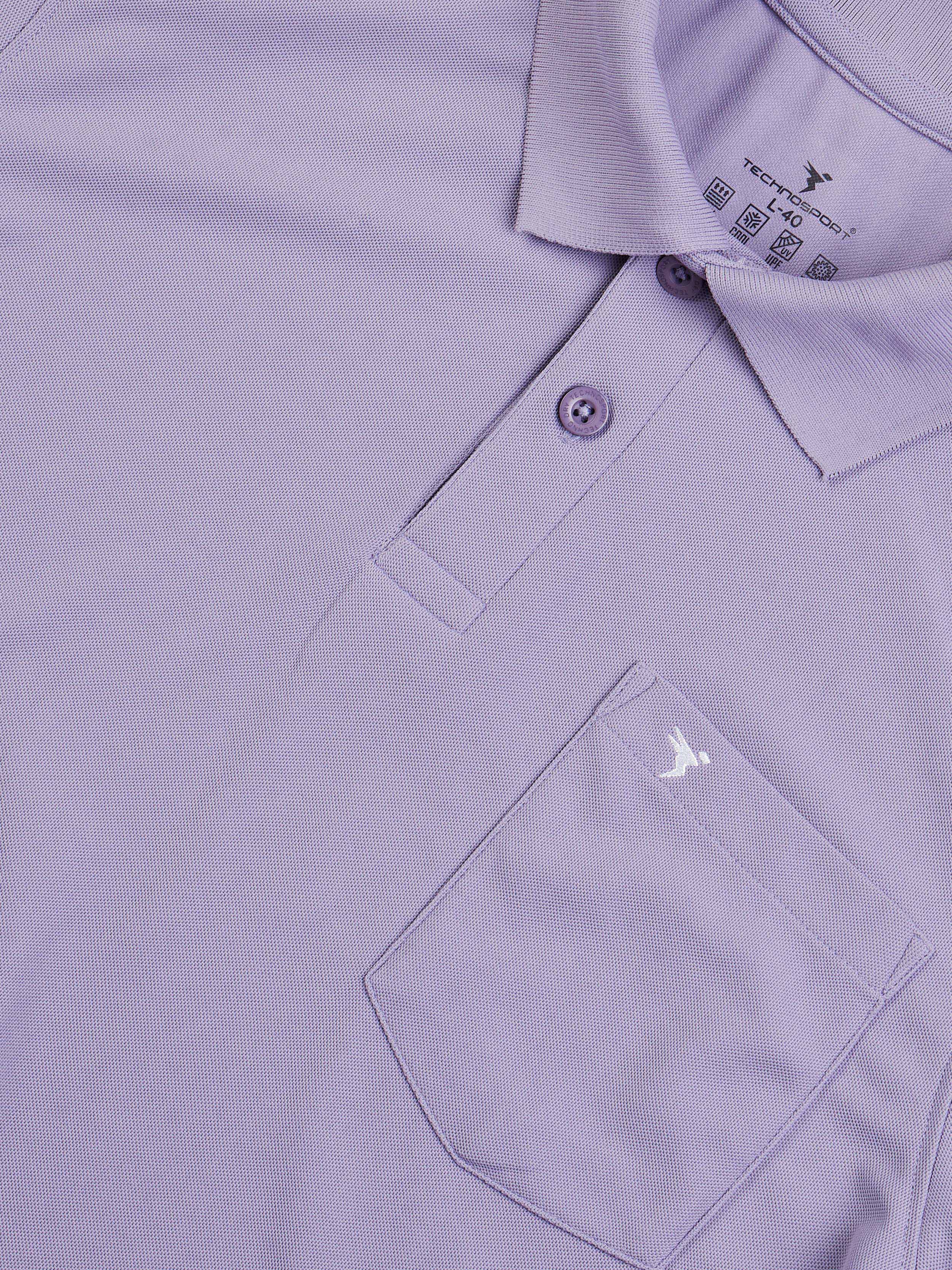 Men Solid Slim Fit Polo T-shirt with MATPIQ - Image 7