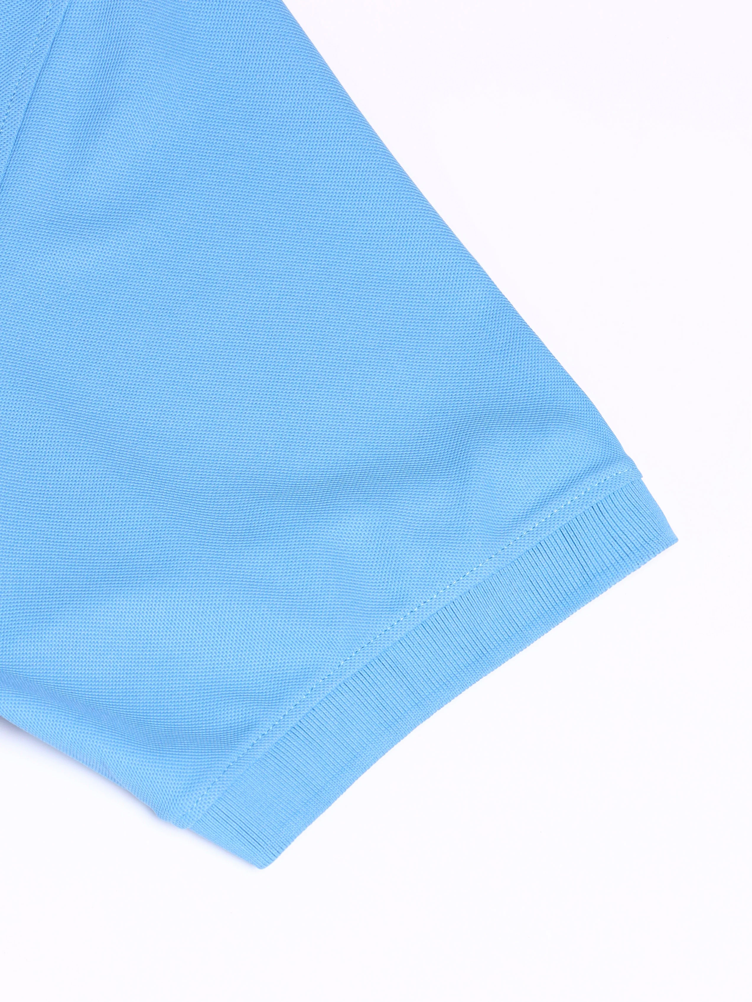 Men Solid Slim Fit Polo T-shirt with MATPIQ - Image 8