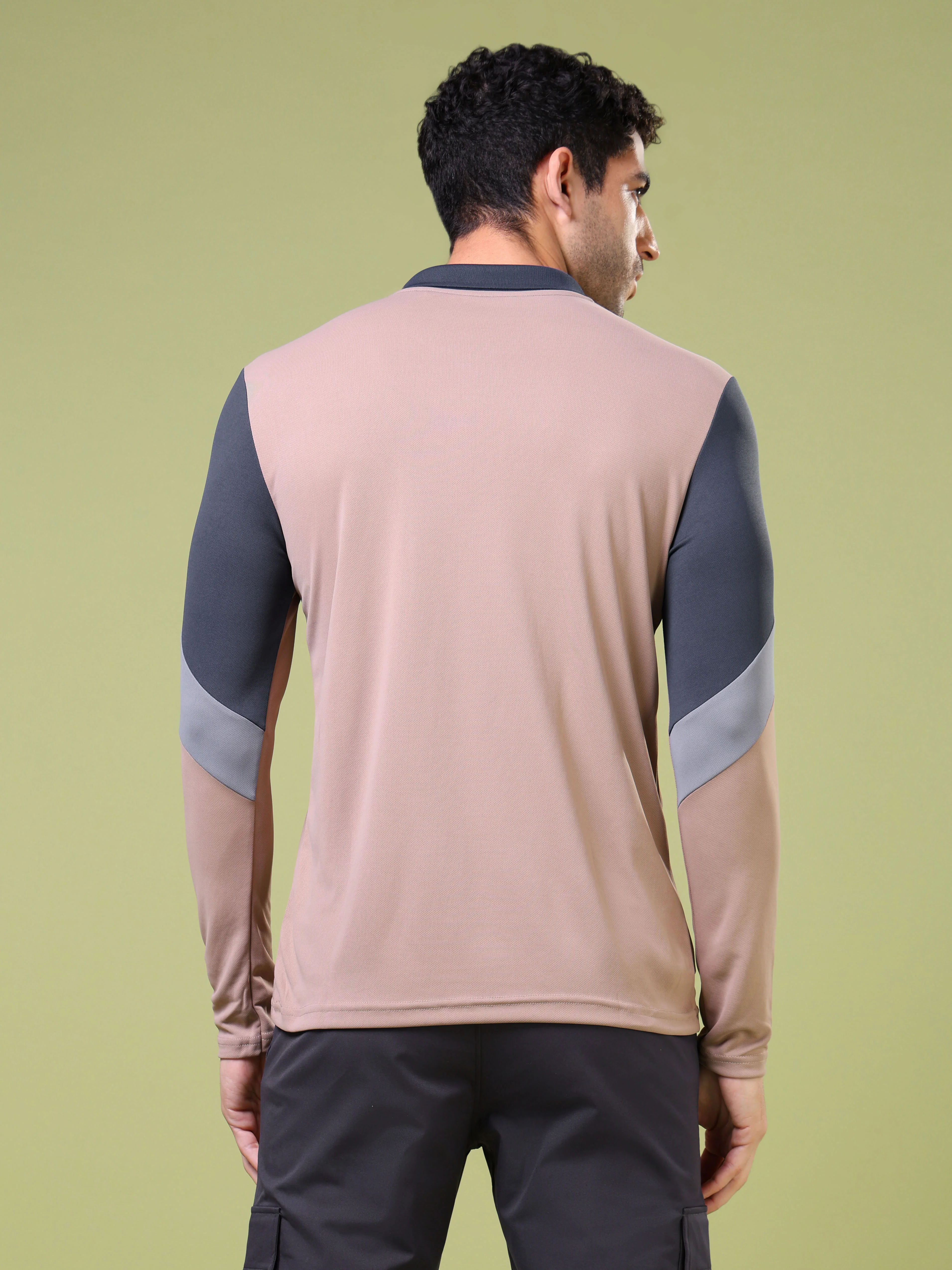 Men Solid Slim Fit Polo T-shirt with TECHNOCOOL+ - Image 3