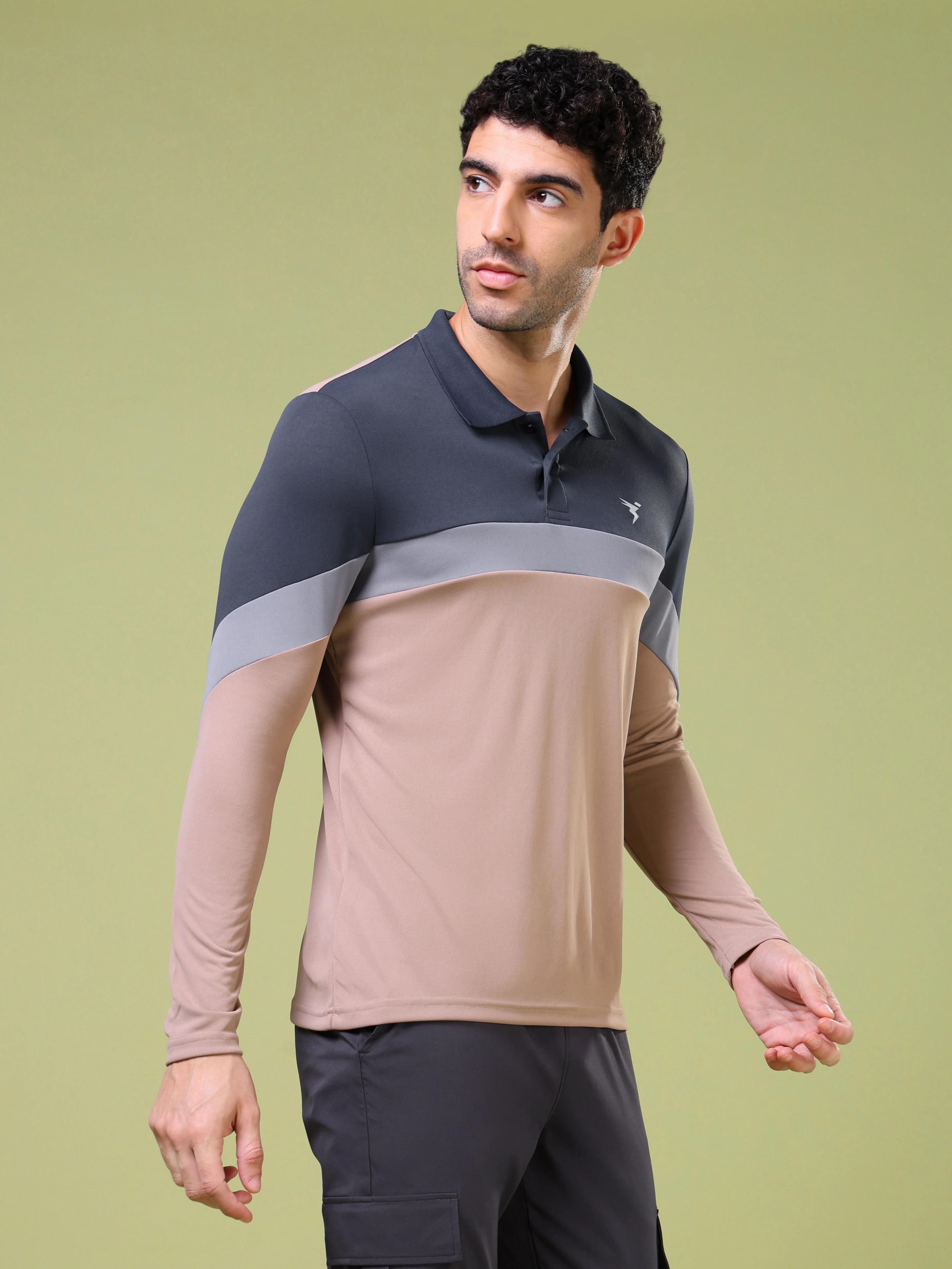 Men Solid Slim Fit Polo T-shirt with TECHNOCOOL+ - Image 4