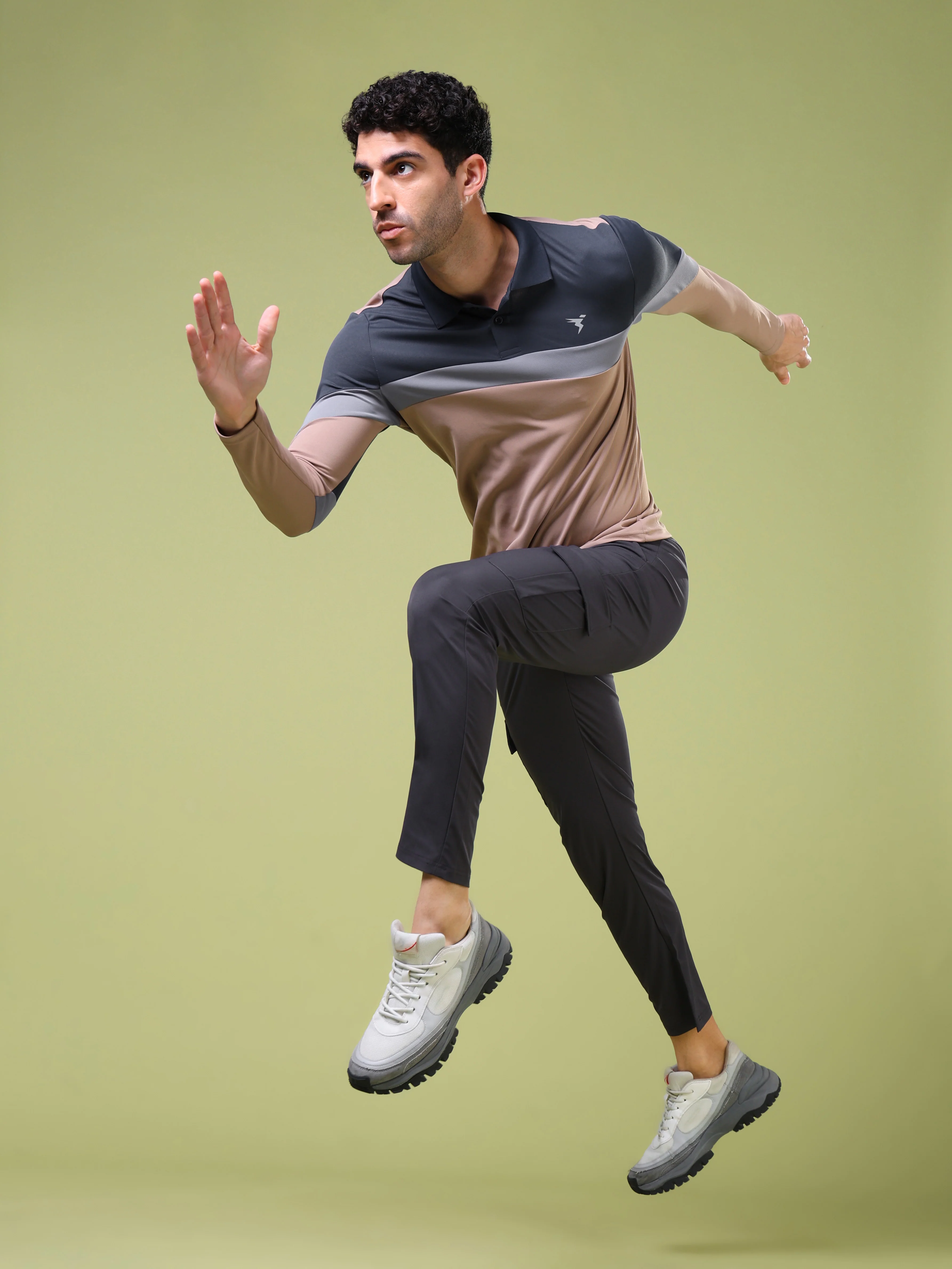 Men Solid Slim Fit Polo T-shirt with TECHNOCOOL+ - Image 5