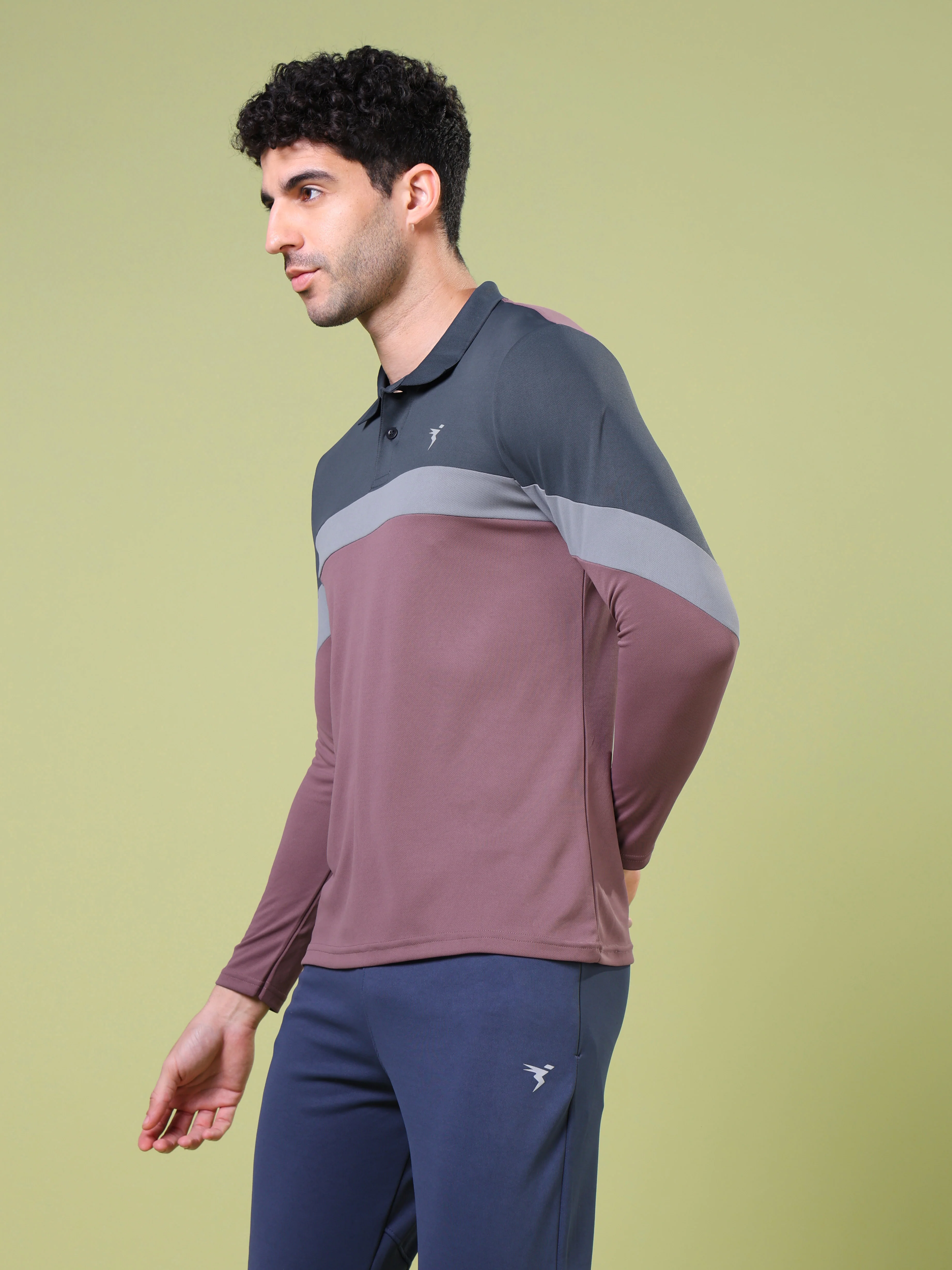 Men Solid Slim Fit Polo T-shirt with TECHNOCOOL+ - Image 4