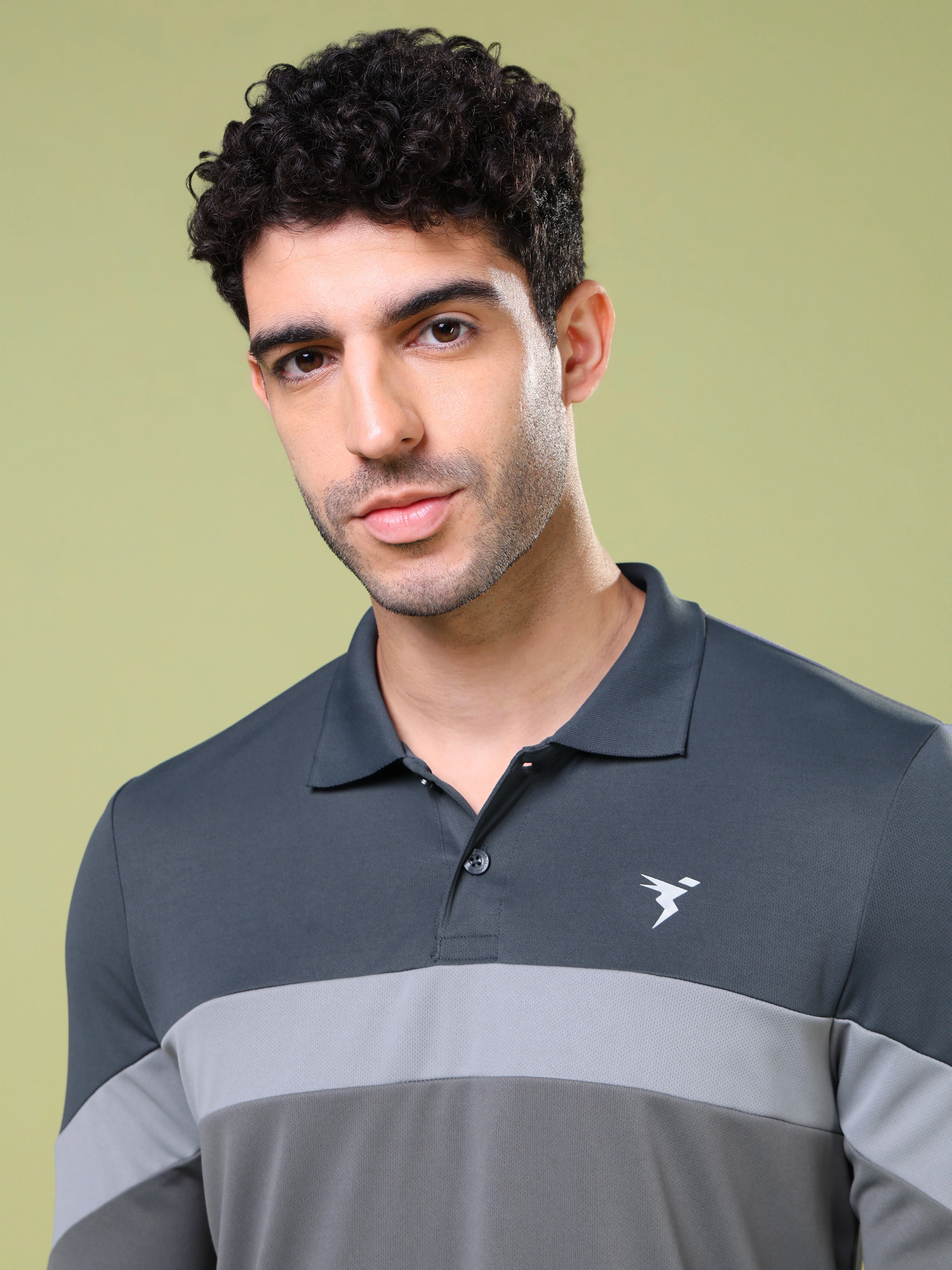 Men Solid Slim Fit Polo T-shirt with TECHNOCOOL+ - Image 5
