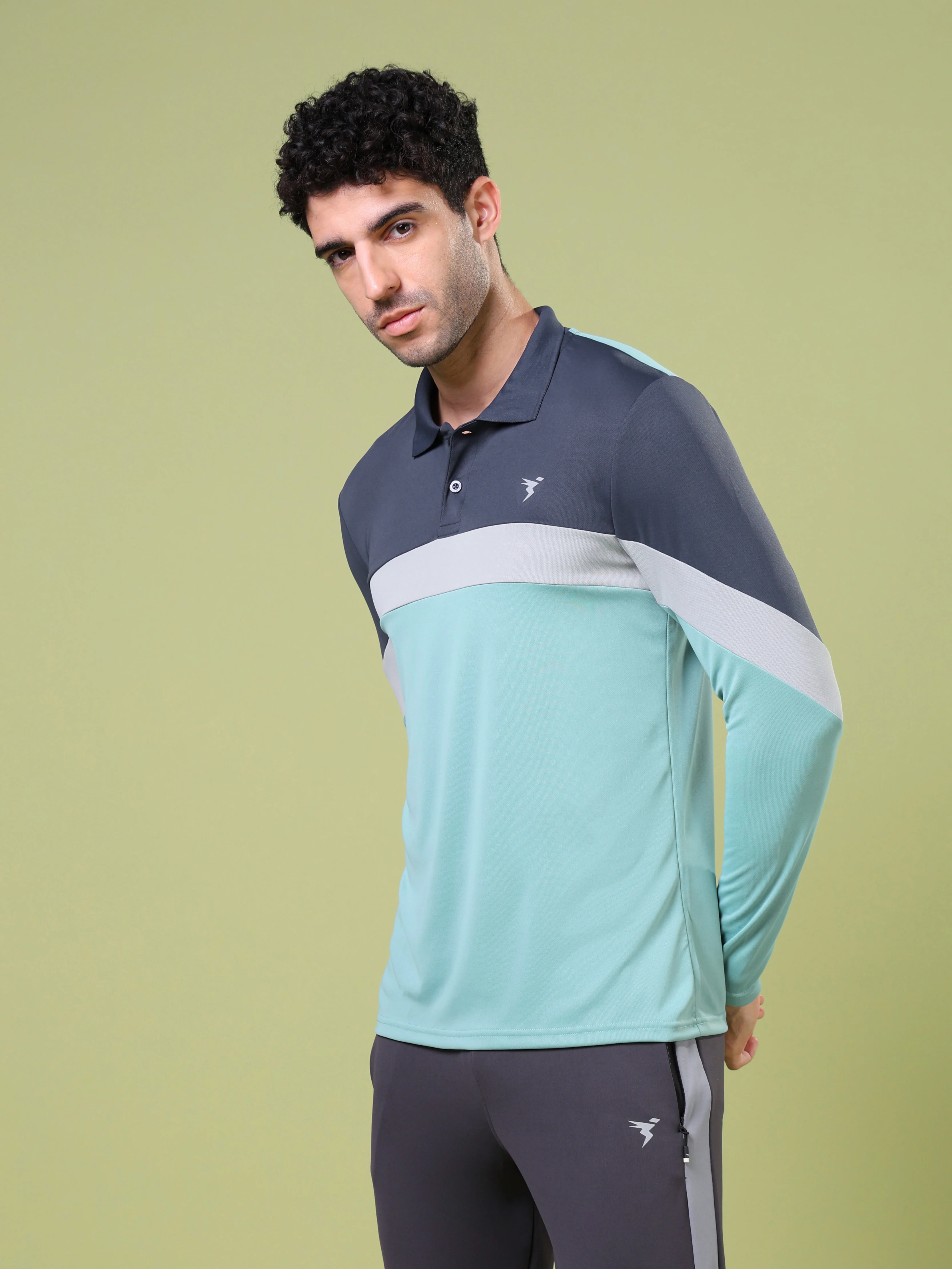 Men Solid Slim Fit Polo T-shirt with TECHNOCOOL+ - Image 4