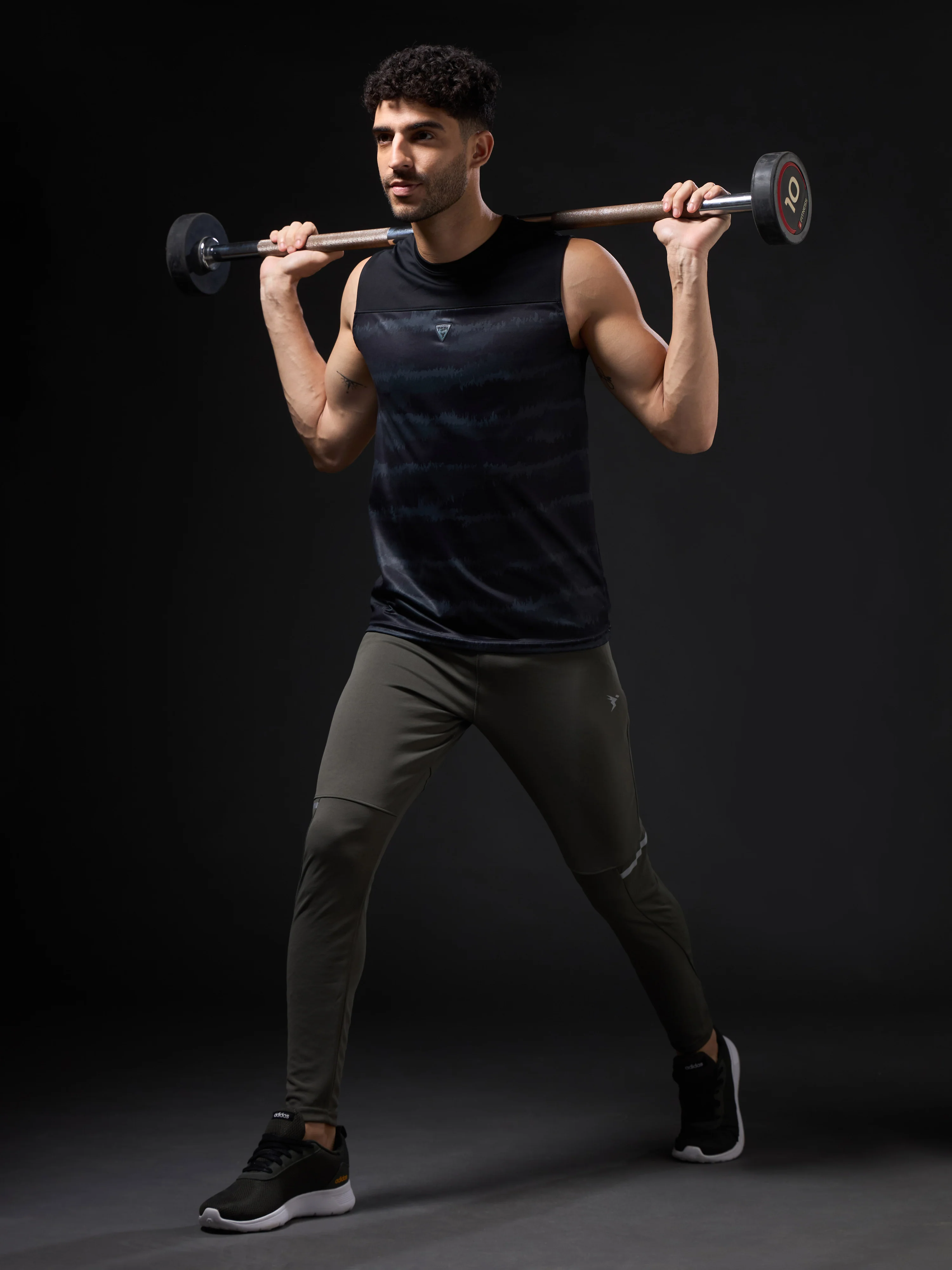 Men Printed Slim Fit Round Neck Innerwear Vest with TECHNOCOOL+ - Image 5