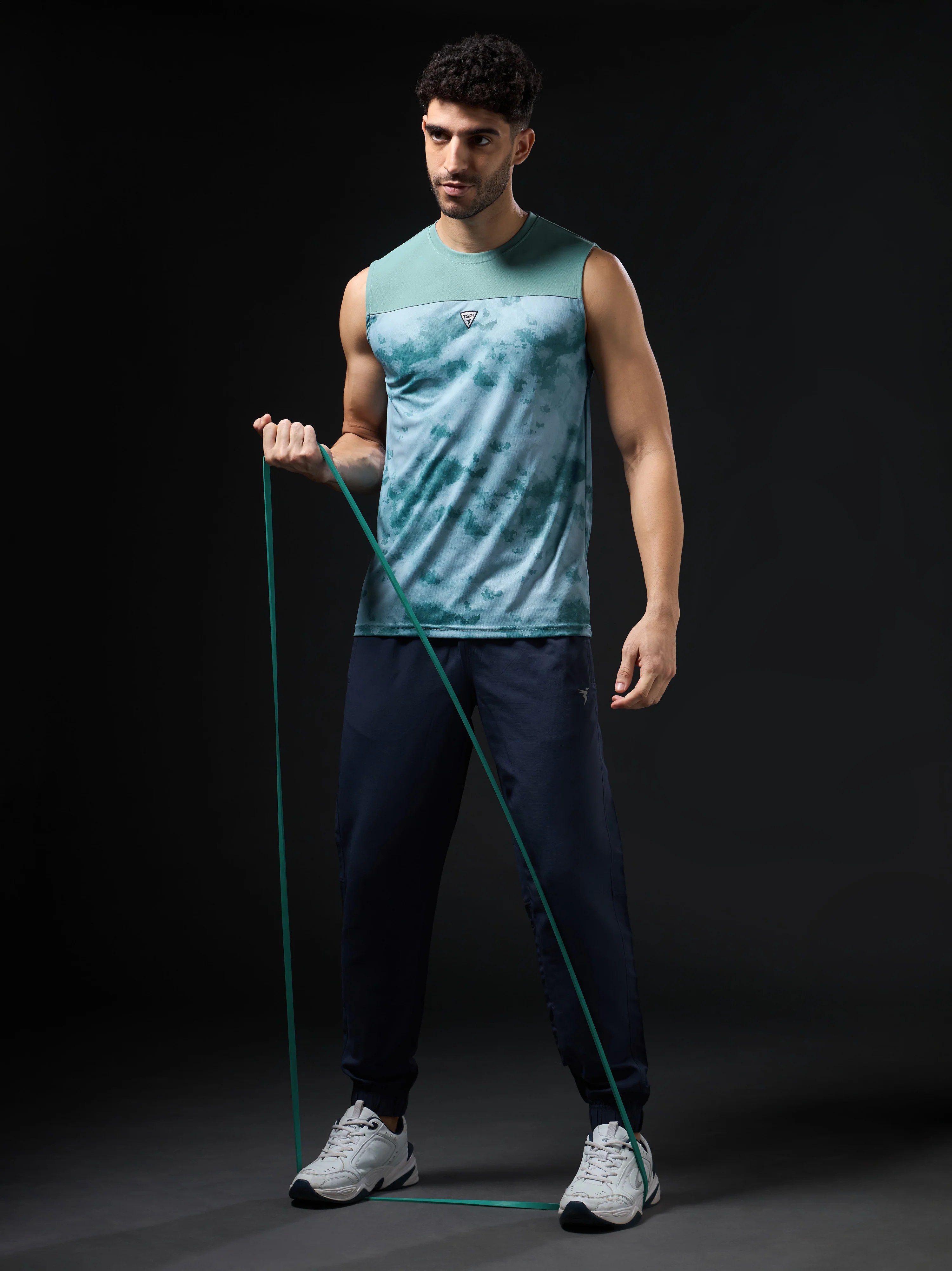 Men Printed Slim Fit Round Neck Innerwear Vest with TECHNOCOOL+ - Image 5