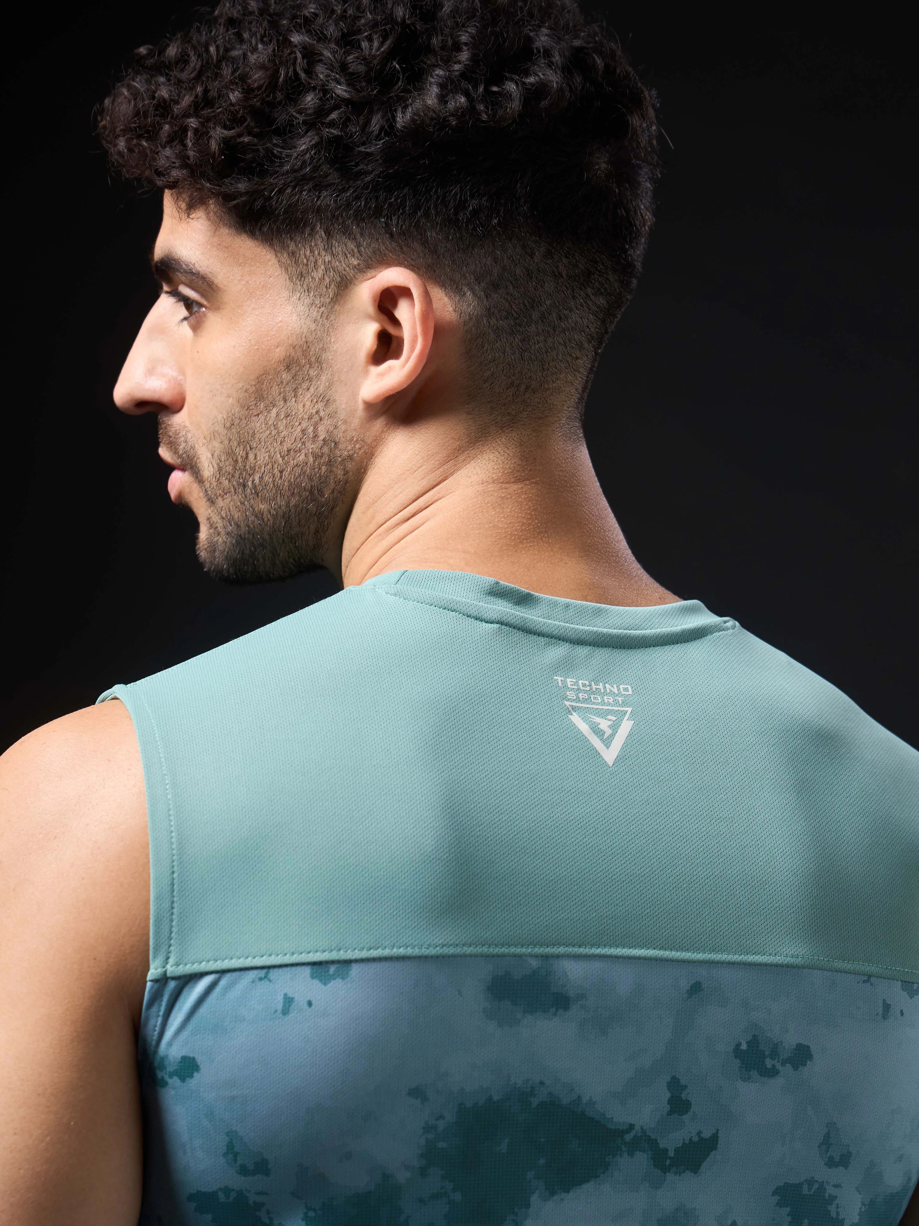 Men Printed Slim Fit Round Neck Innerwear Vest with TECHNOCOOL+ - Image 7