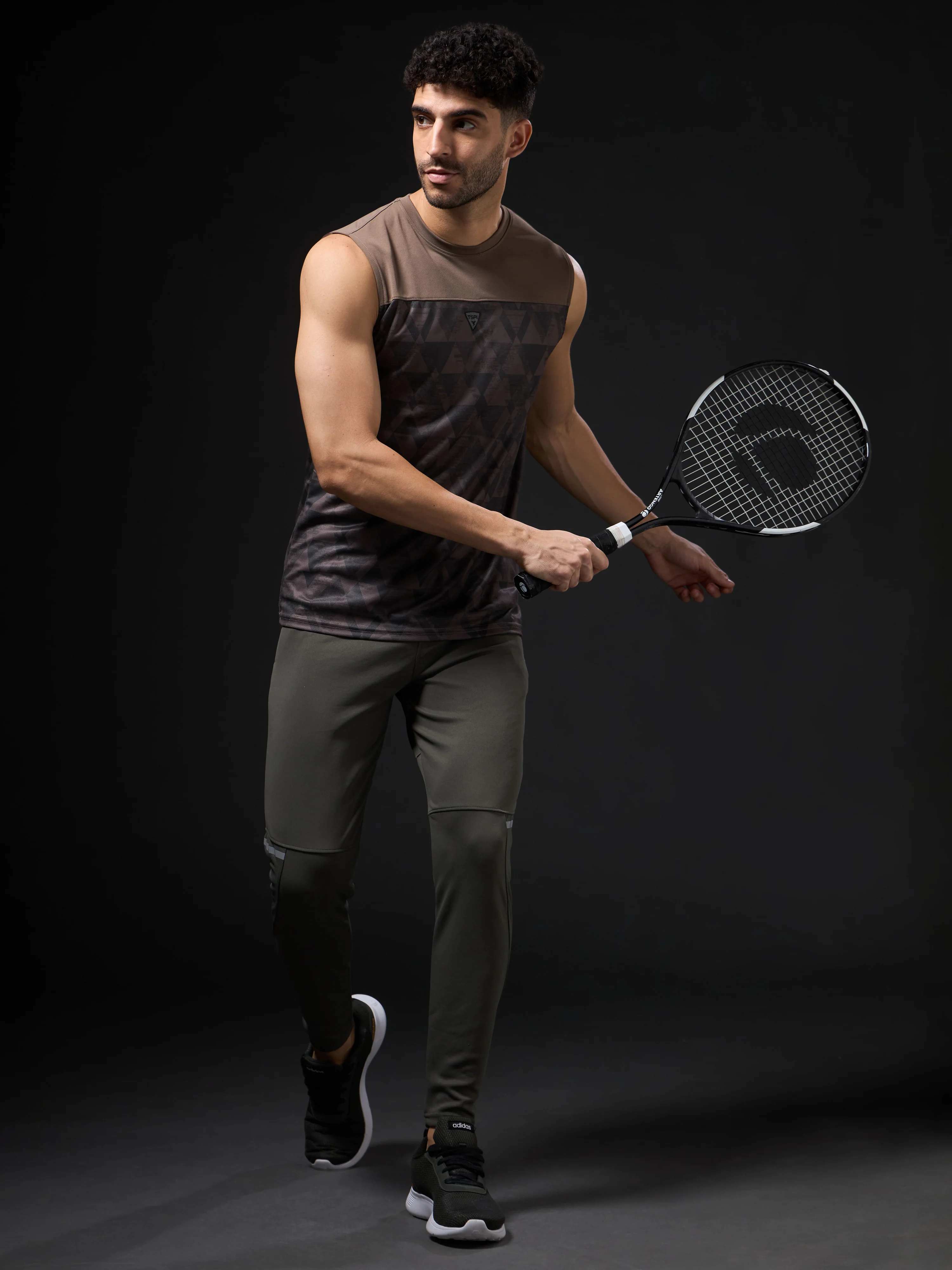 Men Printed Slim Fit Round Neck Innerwear Vest with TECHNOCOOL+ - Image 5