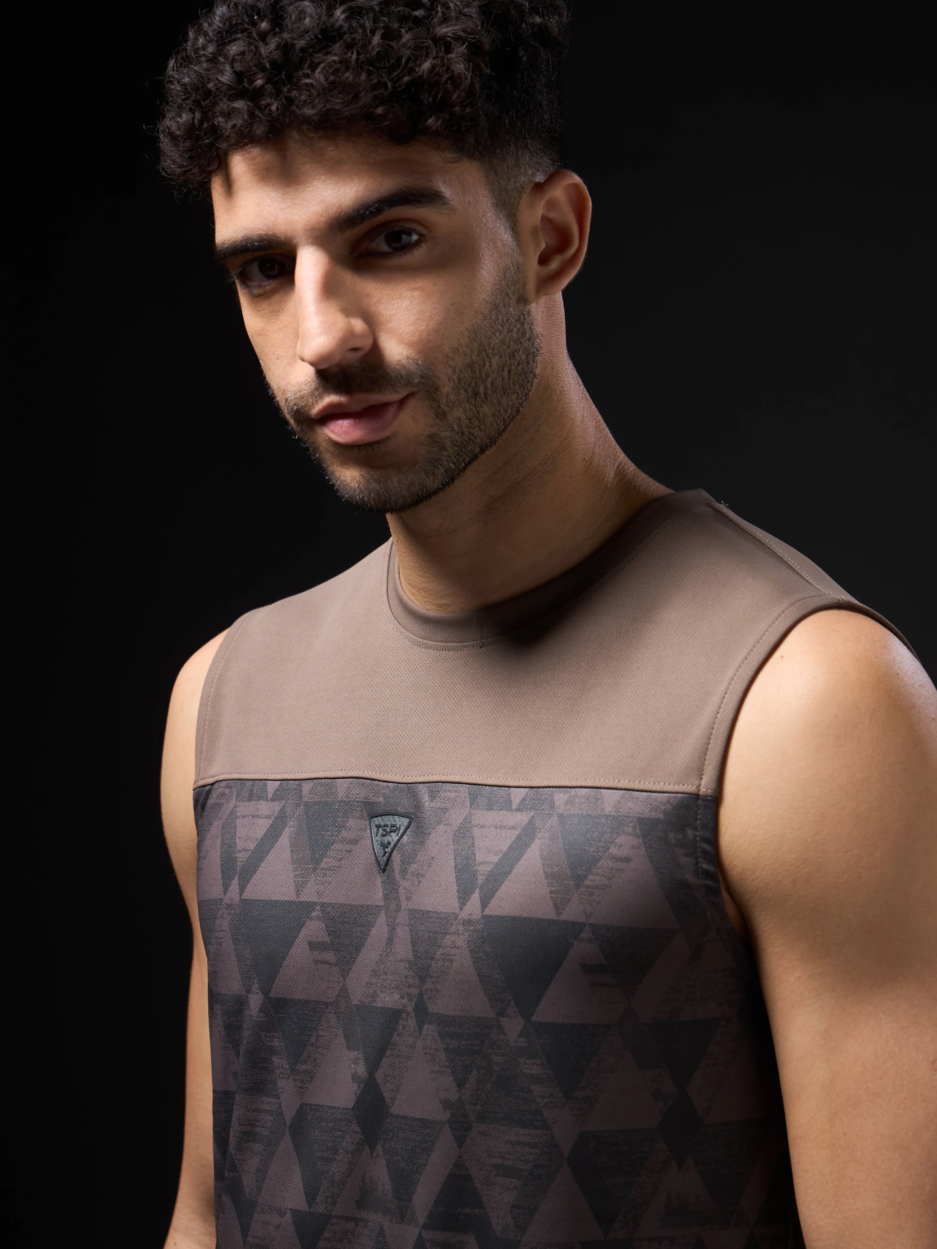 Men Printed Slim Fit Round Neck Innerwear Vest with TECHNOCOOL+ - Image 6