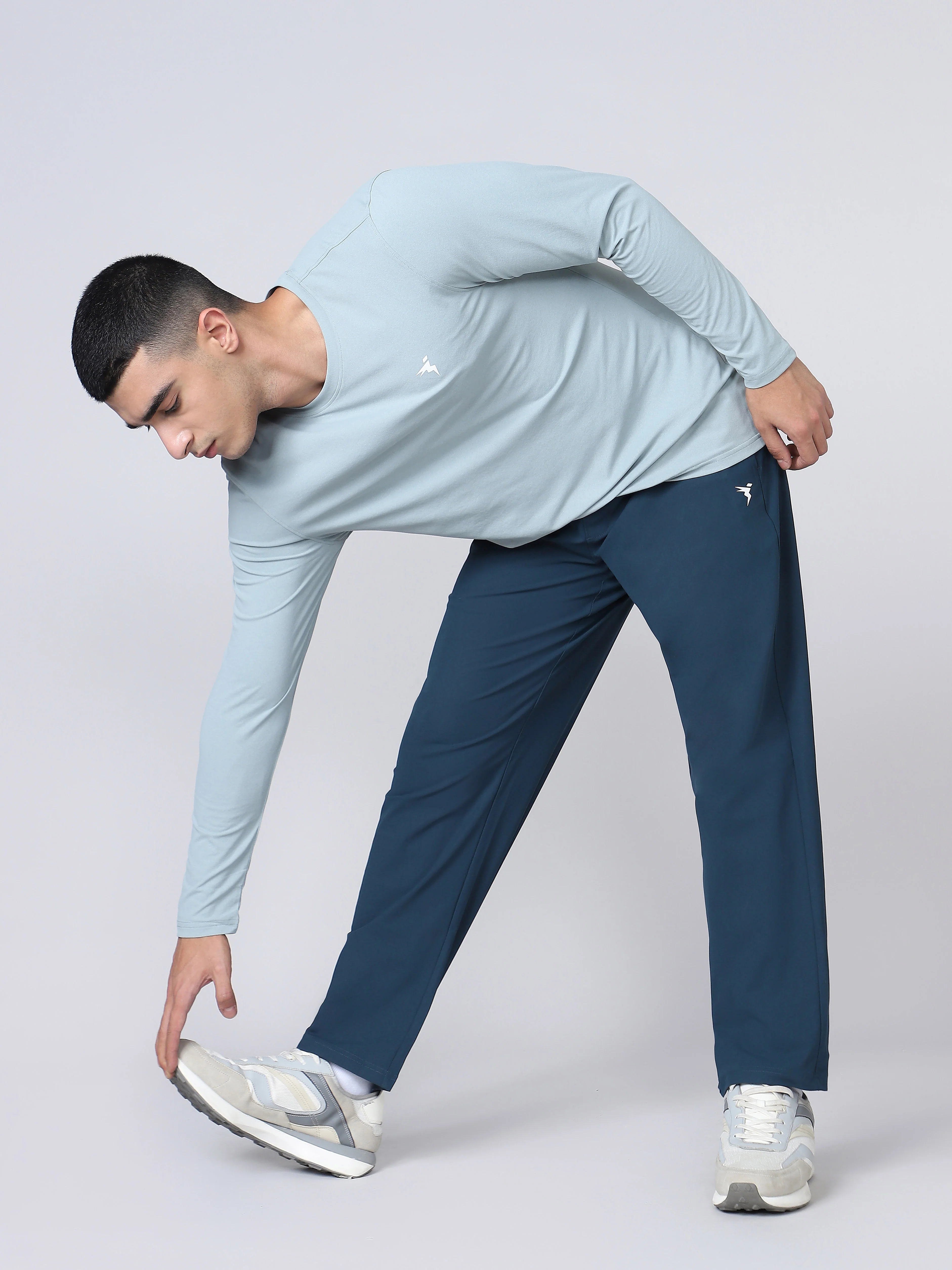 Men Solid Slim Fit Round Neck Sports T-shirt with COTFLEX - Image 4