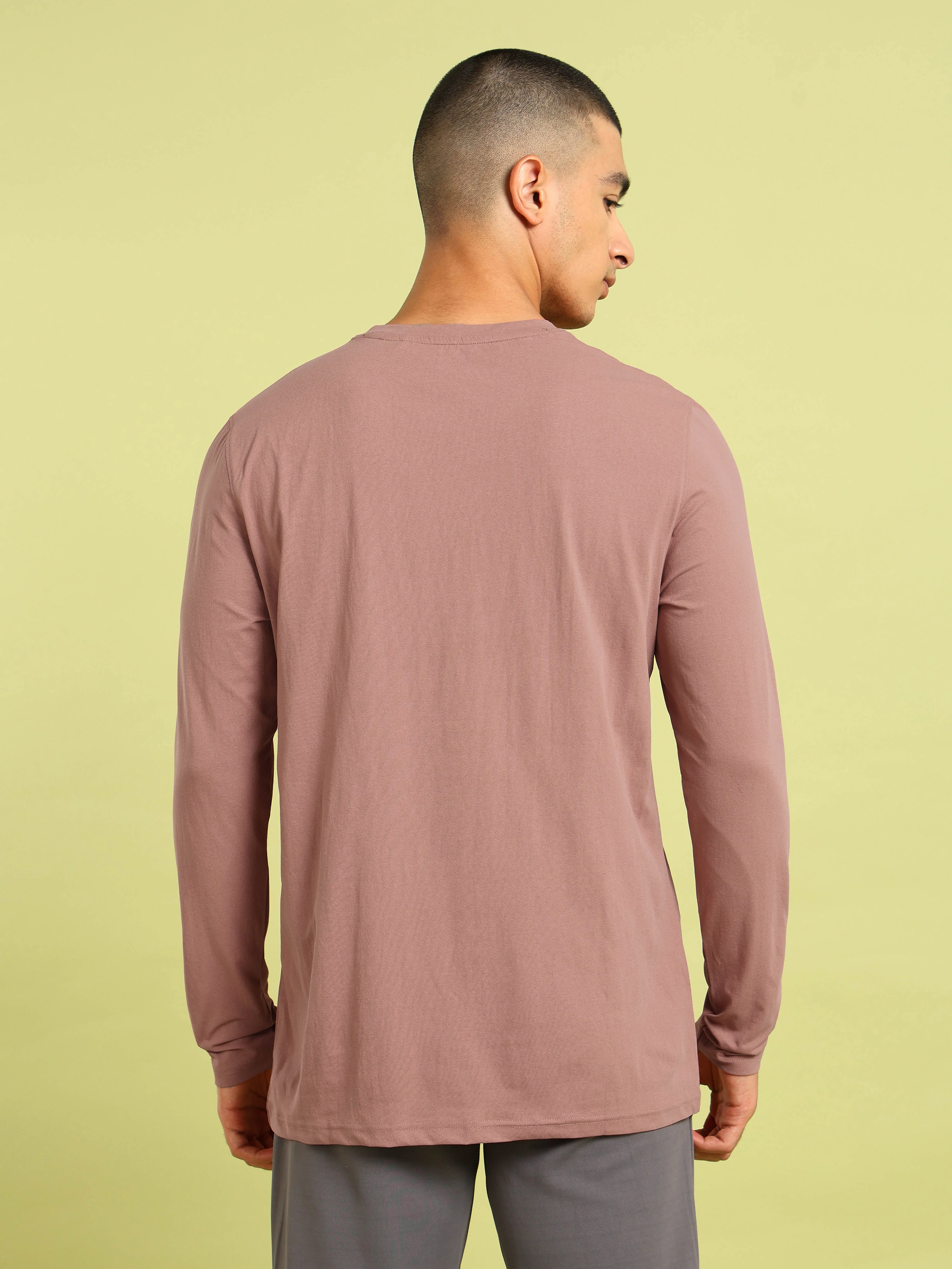 Men Solid Slim Fit Round Neck Sports T-shirt with COTFLEX - Image 2