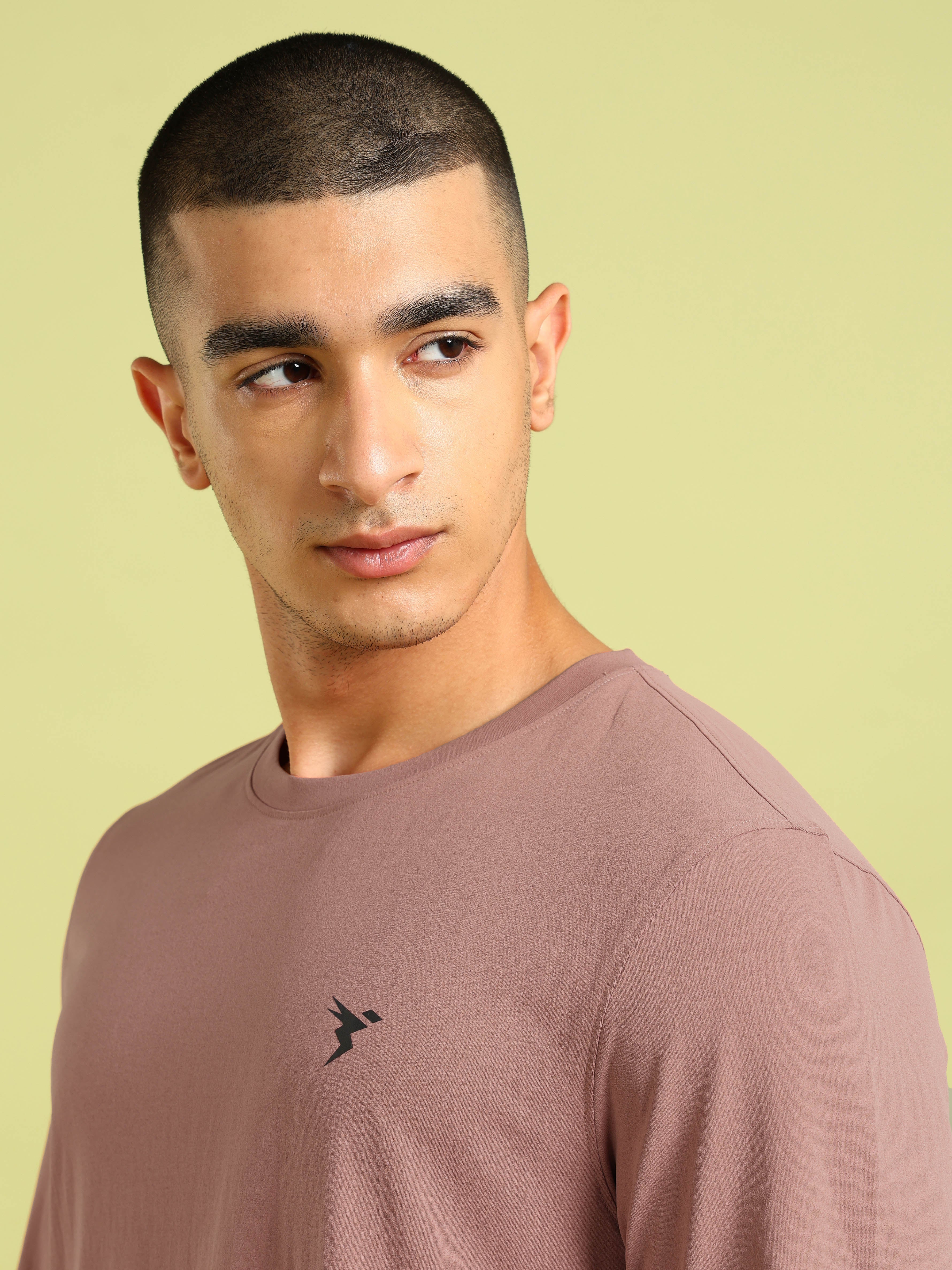 Men Solid Slim Fit Round Neck Sports T-shirt with COTFLEX - Image 5
