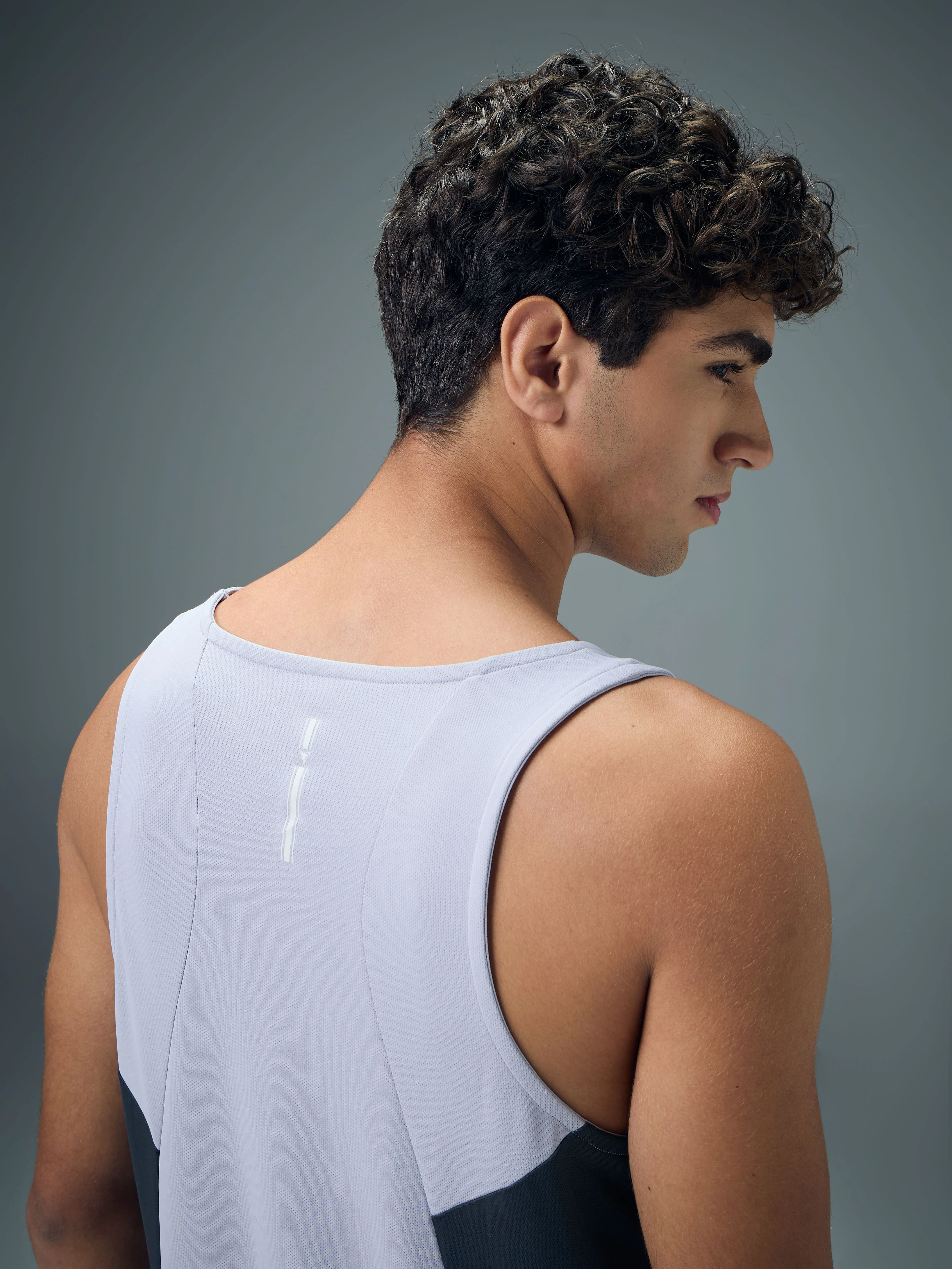 Men Solid Slim Fit Scoop Neck Sports Innerwear Vest with TECHNO COOL+ - Image 7