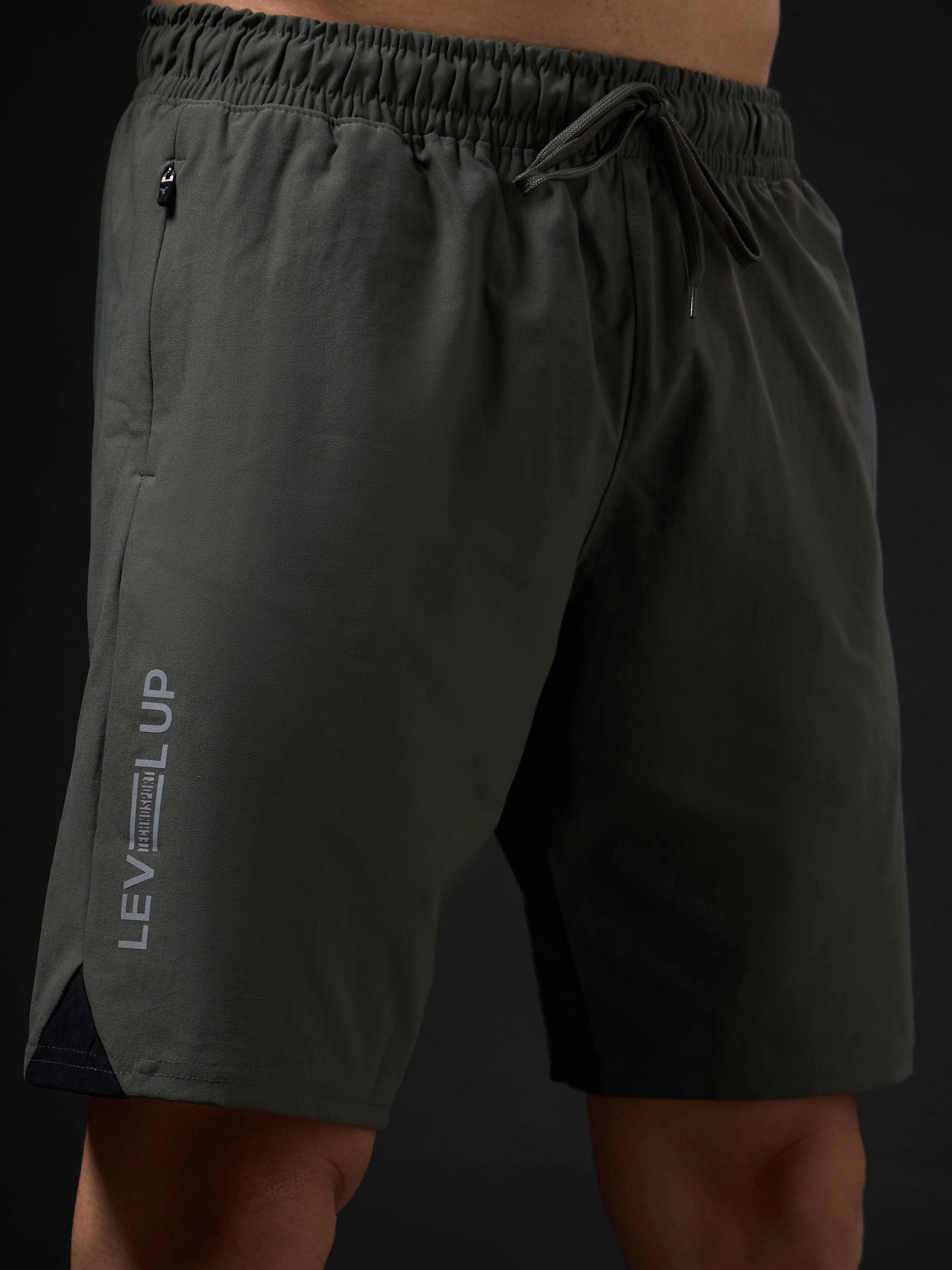 Men Solid Slim Fit Shorts with ELASTO LITE - Image 6