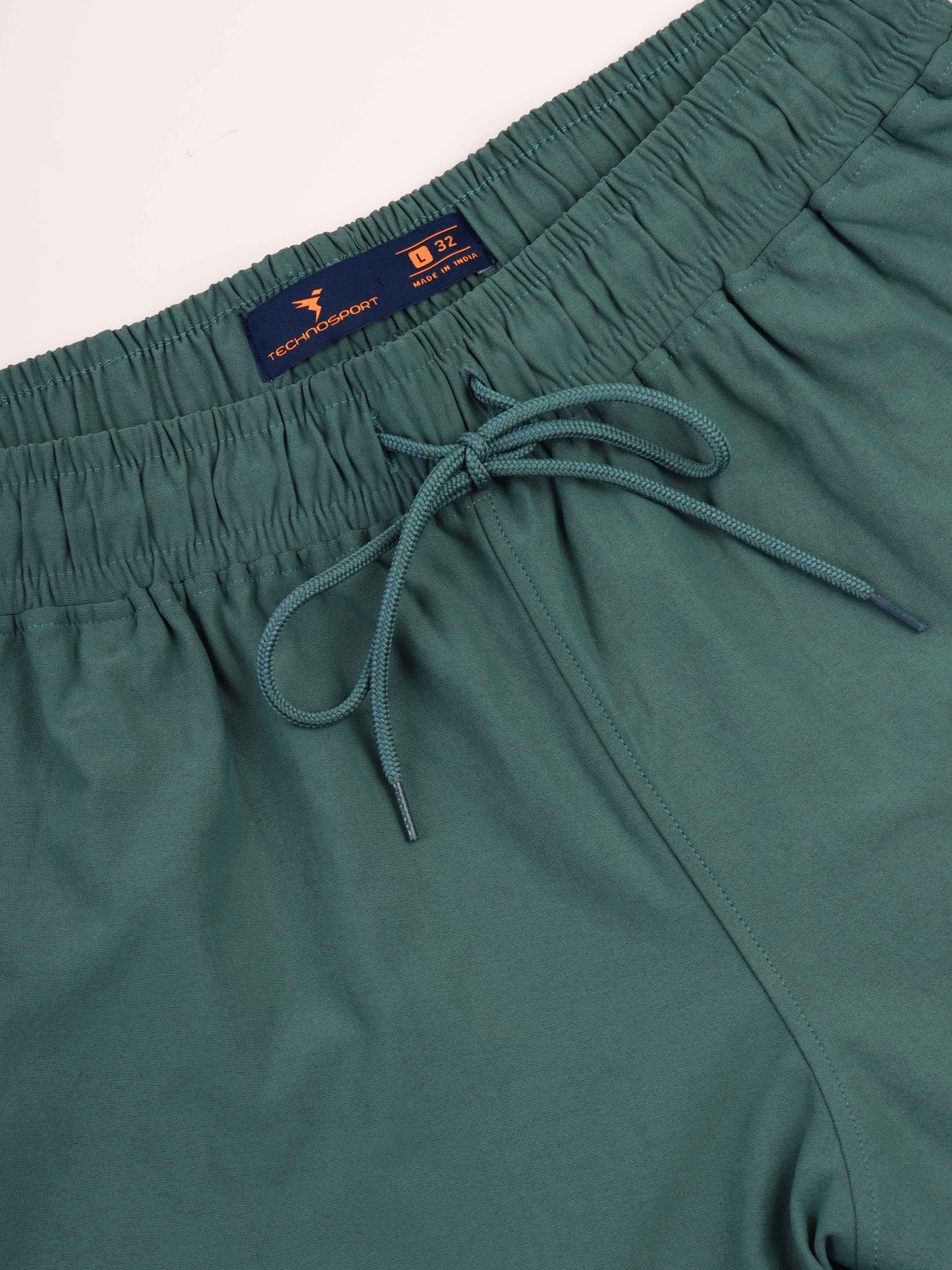 Men Solid Slim Fit Shorts with ELASTO LITE - Image 8