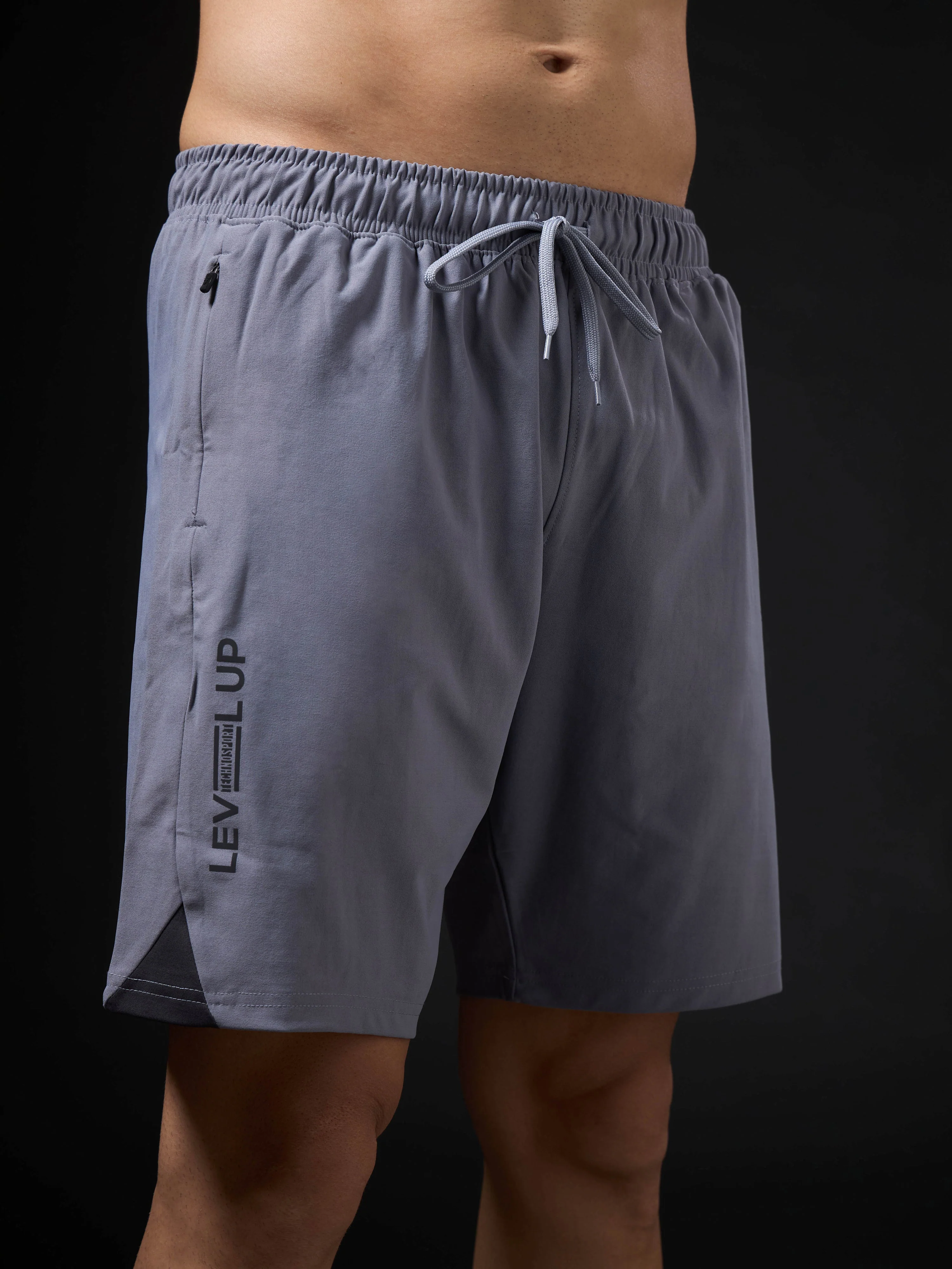 Men Solid Slim Fit Shorts with ELASTO LITE - Image 6