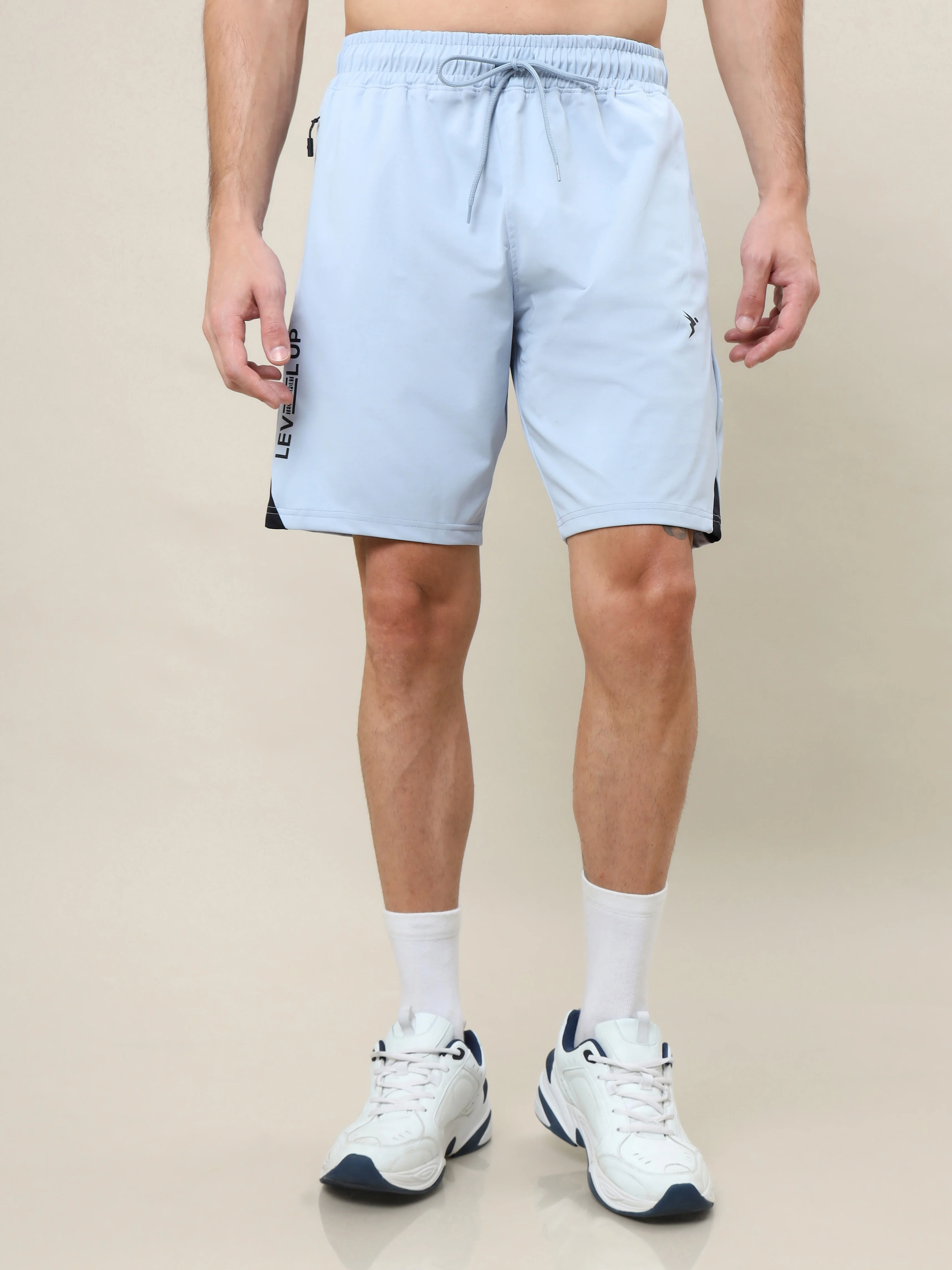 Men Solid Slim Fit Shorts with ELASTO LITE - Image 4