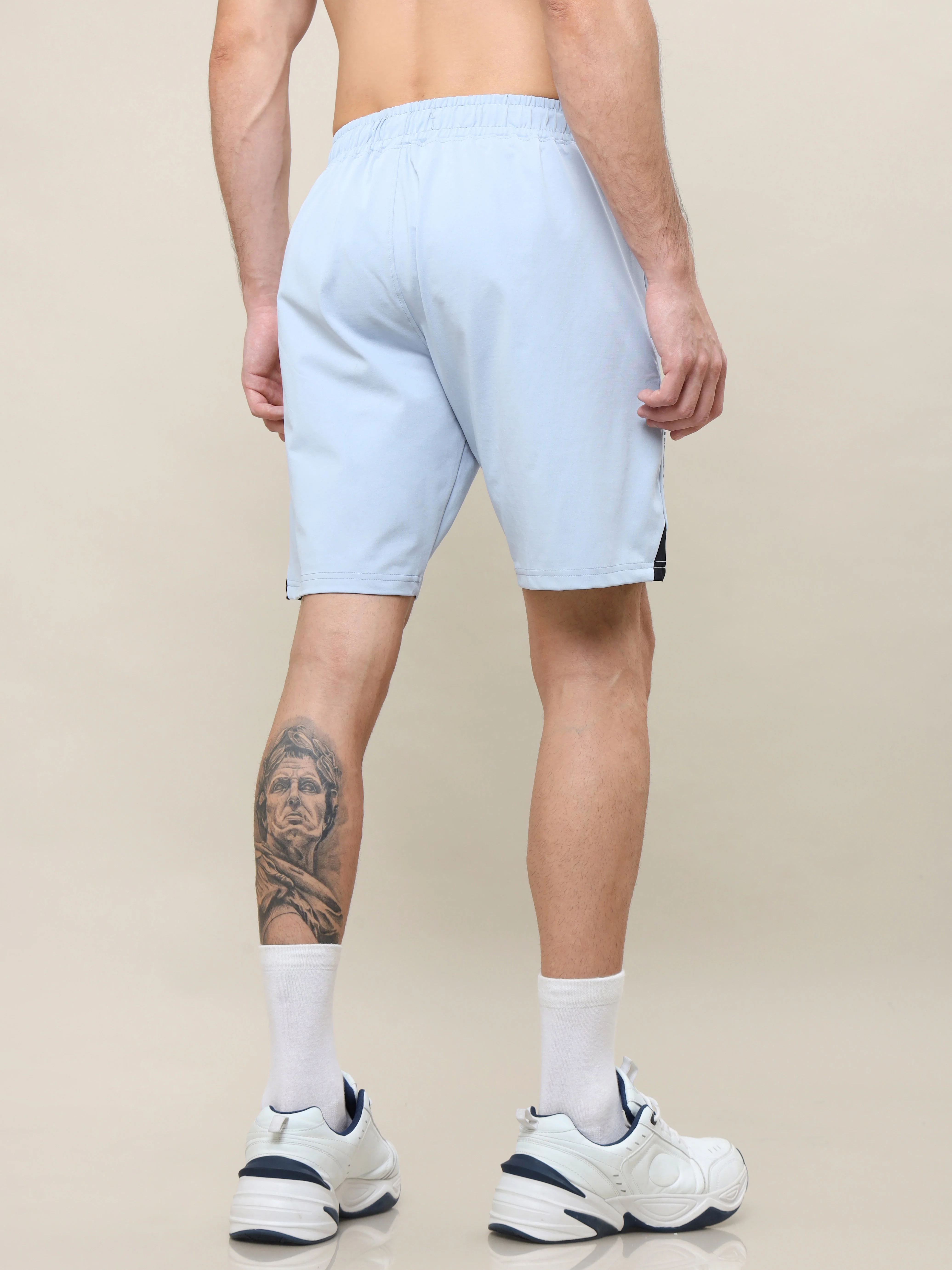 Men Solid Slim Fit Shorts with ELASTO LITE (Pack of 2) - Image 3