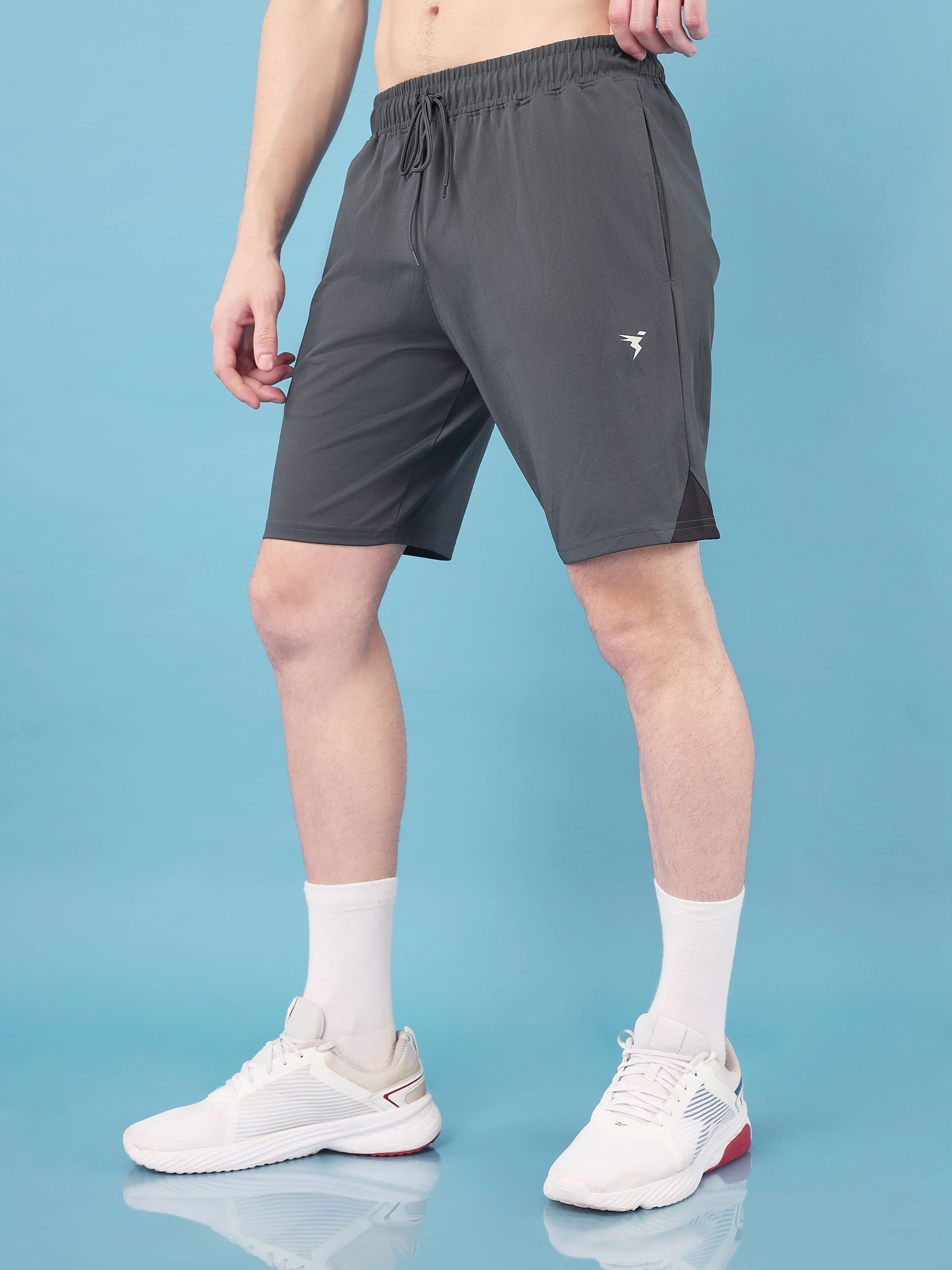 Men Solid Slim Fit Shorts with ELASTO LITE (Pack of 2) - Image 4