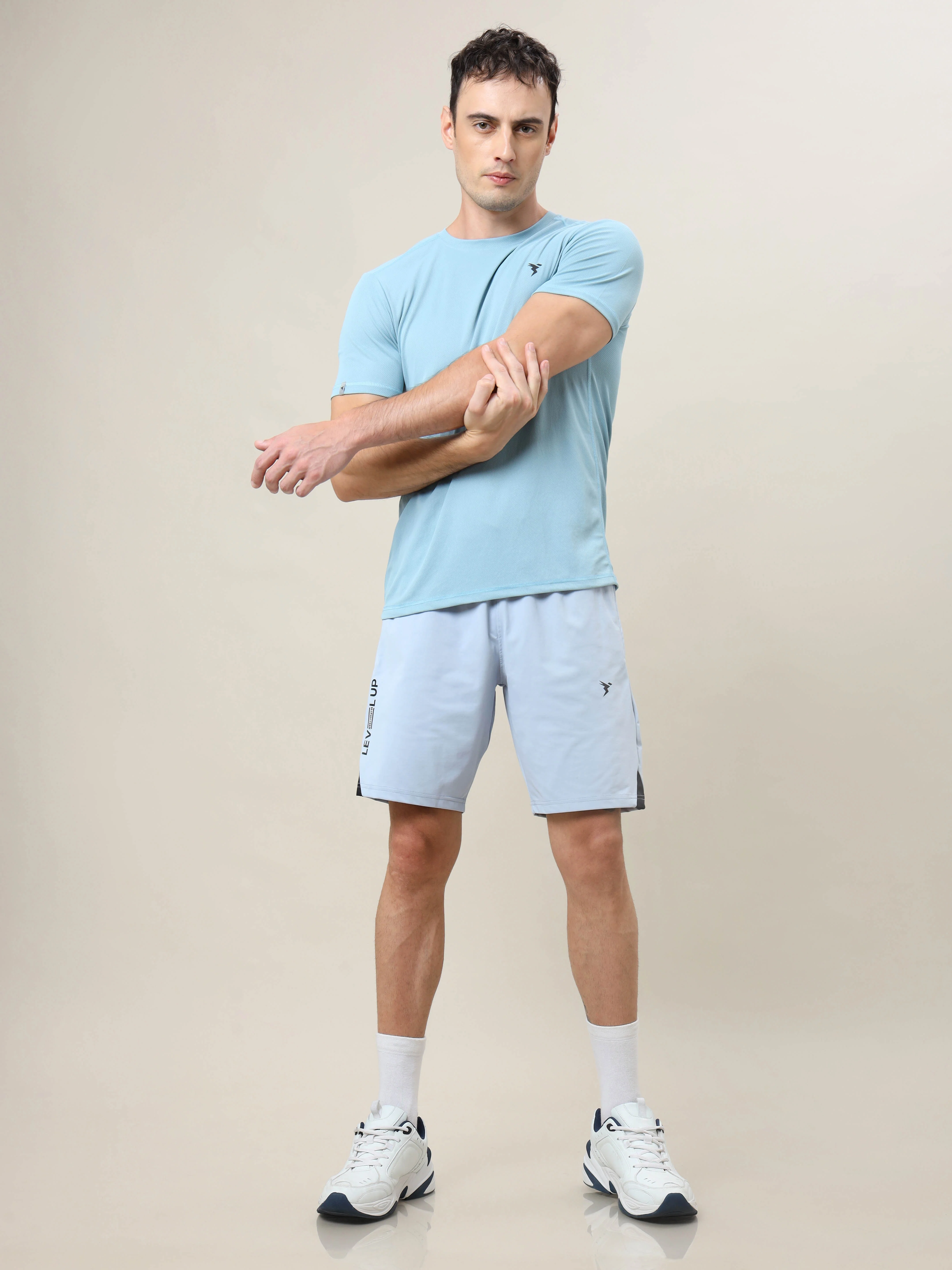 Men Solid Slim Fit Shorts with ELASTO LITE (Pack of 2) - Image 5