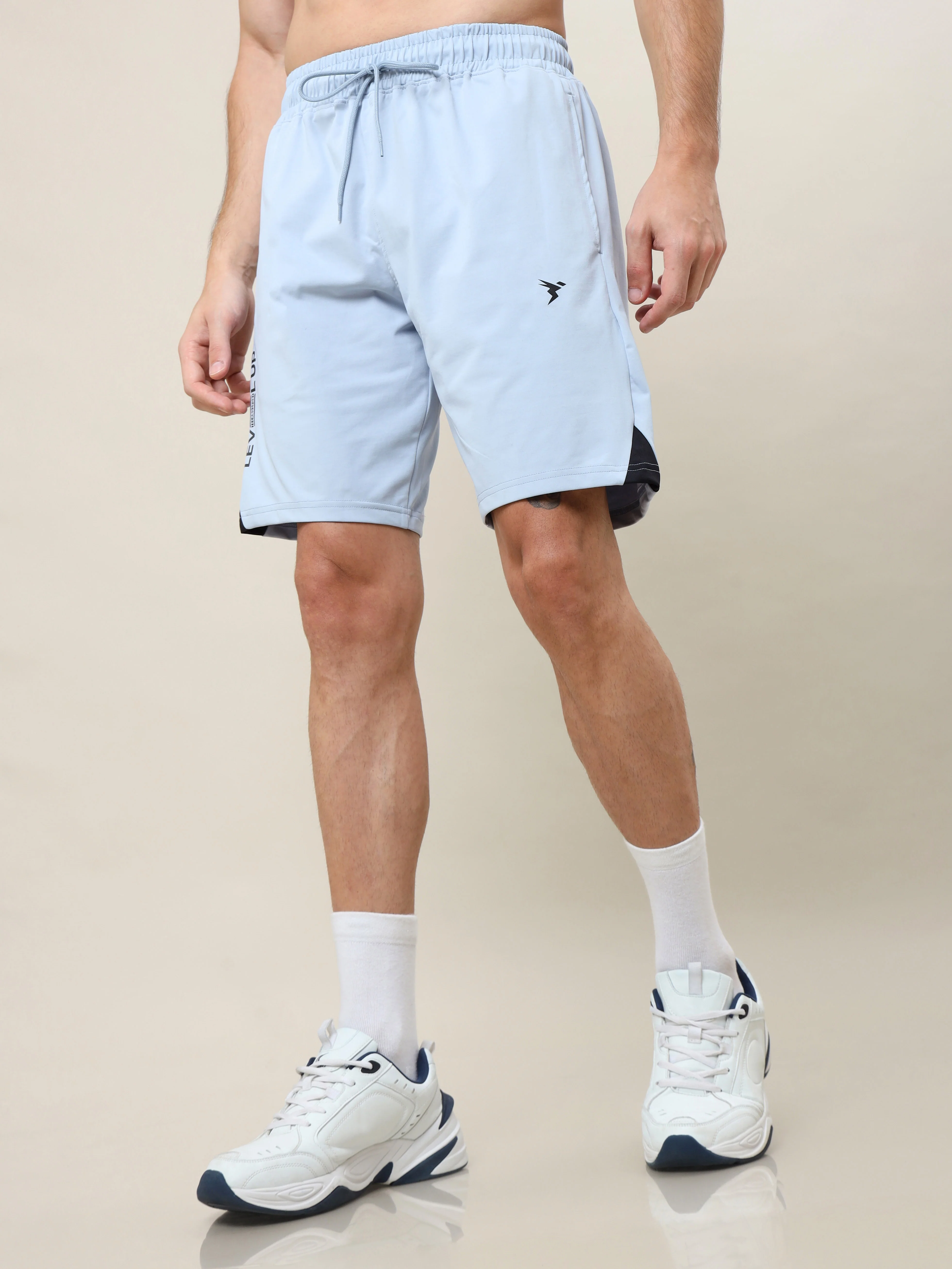 Men Solid Slim Fit Shorts with ELASTO LITE (Pack of 2) - Image 2