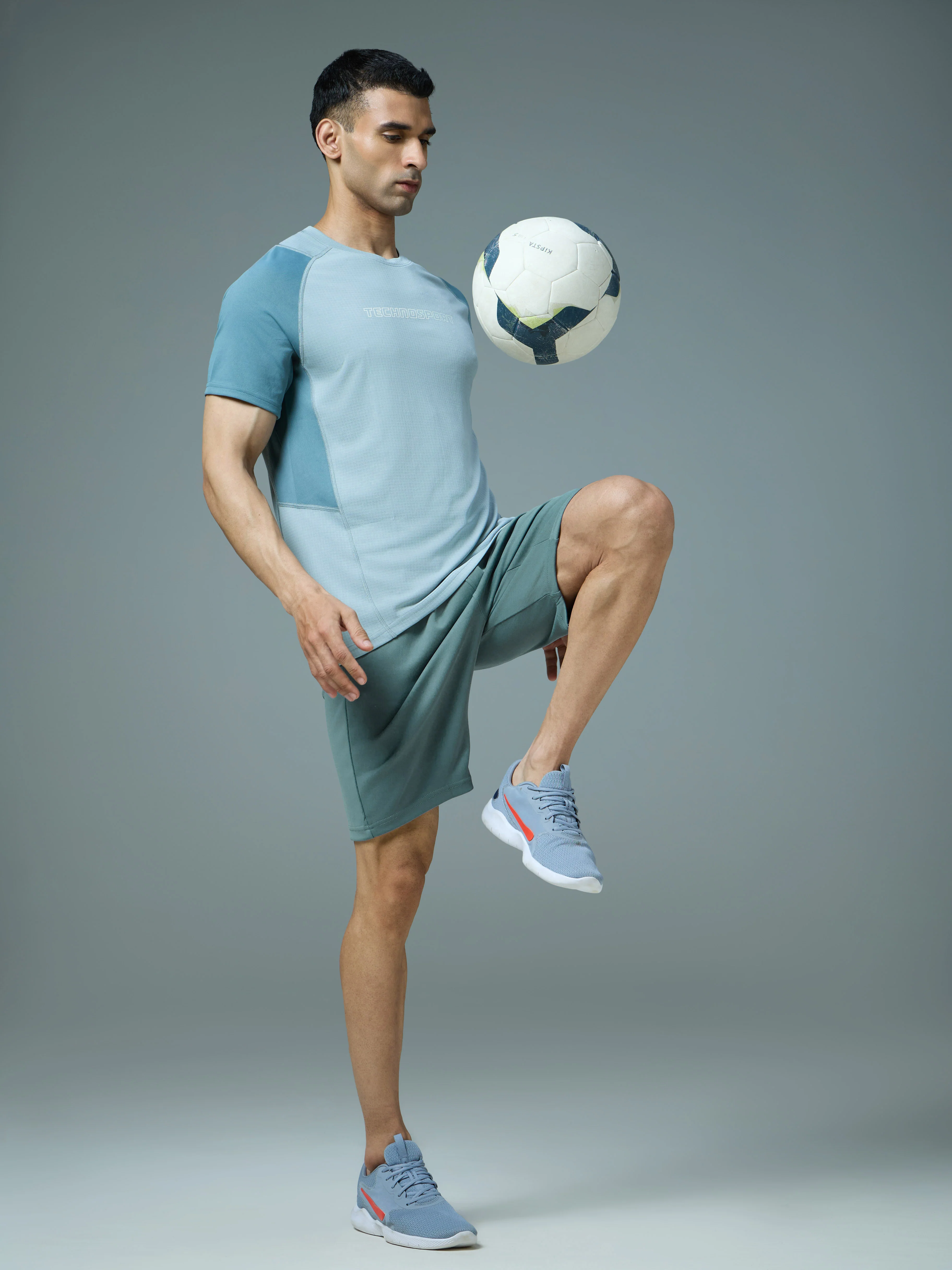 Men Solid Slim Fit Shorts with TECHNO DRY - Image 5