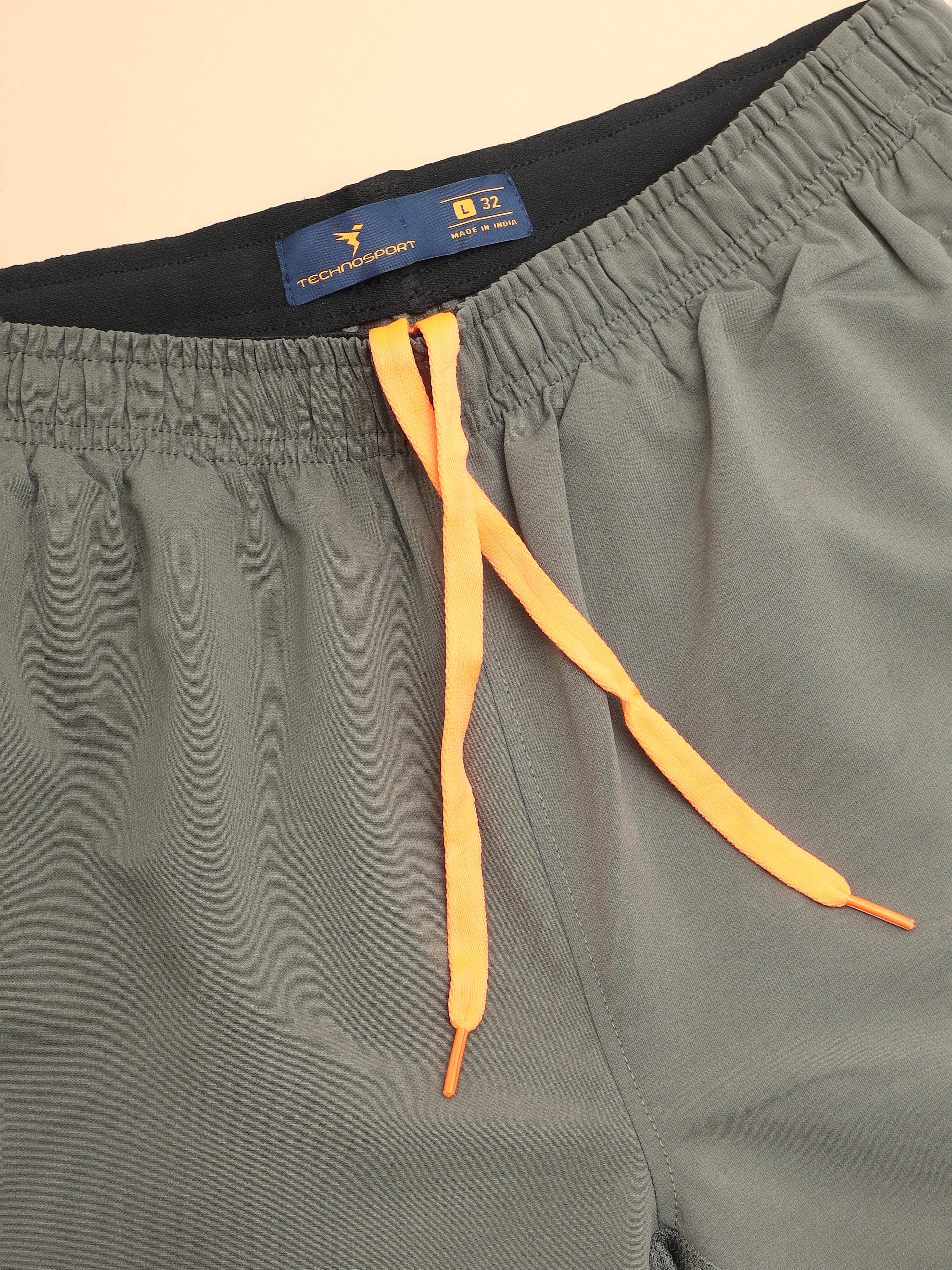 Men Solid Slim Fit Shorts with TECHNOLITE - Image 7
