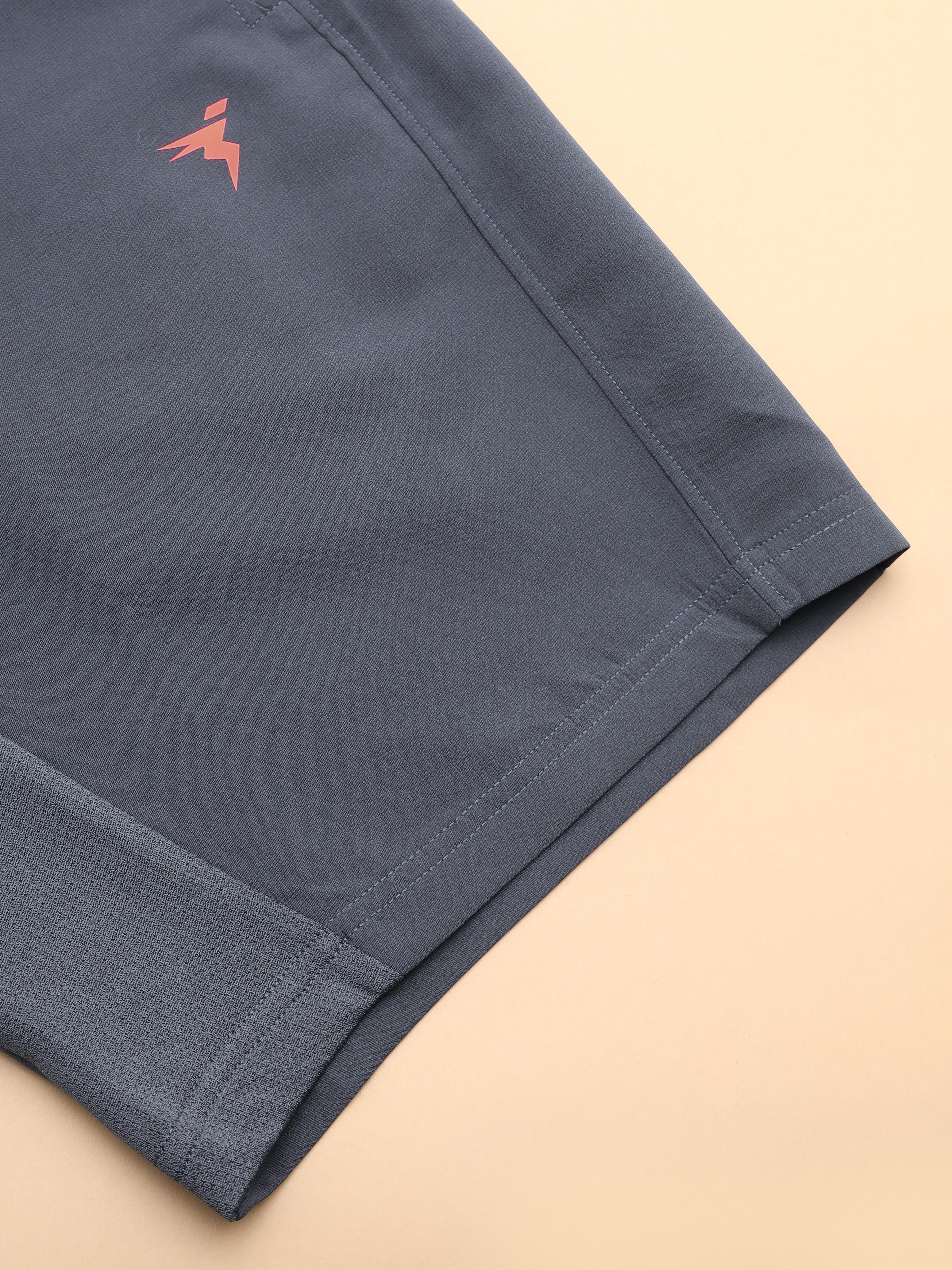 Men Solid Slim Fit Shorts with TECHNOLITE - Image 9