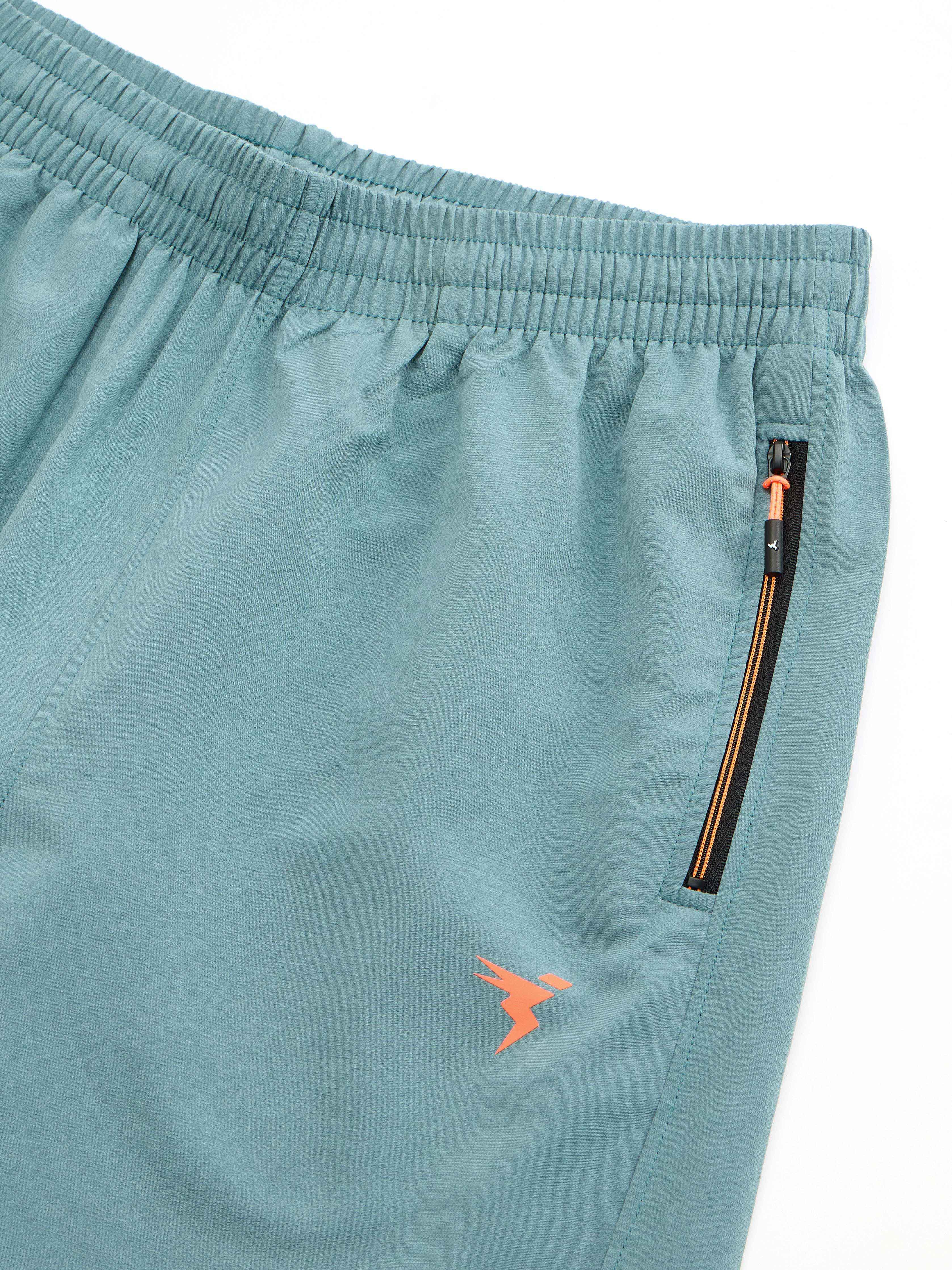 Men Solid Slim Fit Shorts with TECHNOLITE - Image 8