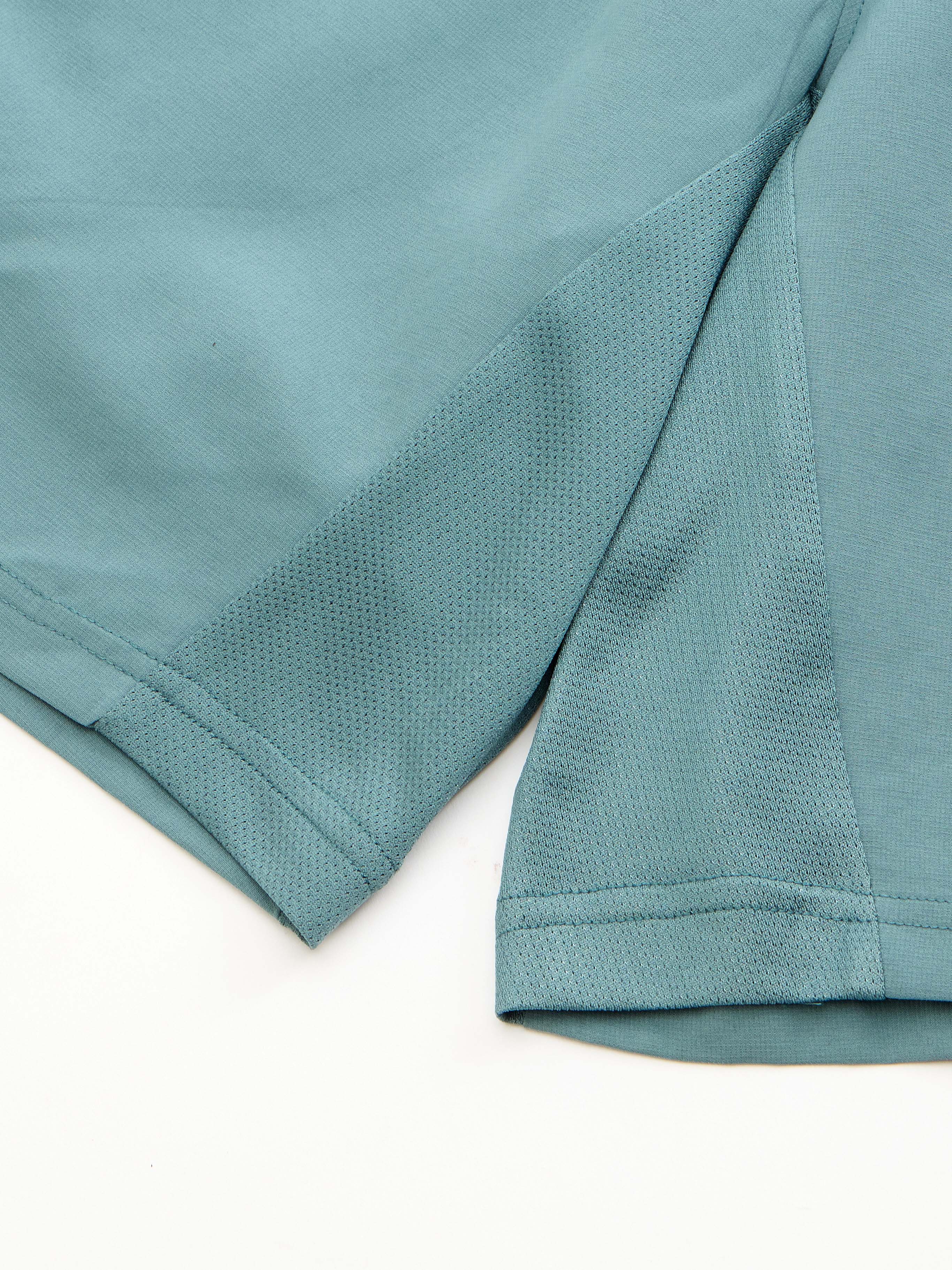 Men Solid Slim Fit Shorts with TECHNOLITE - Image 9
