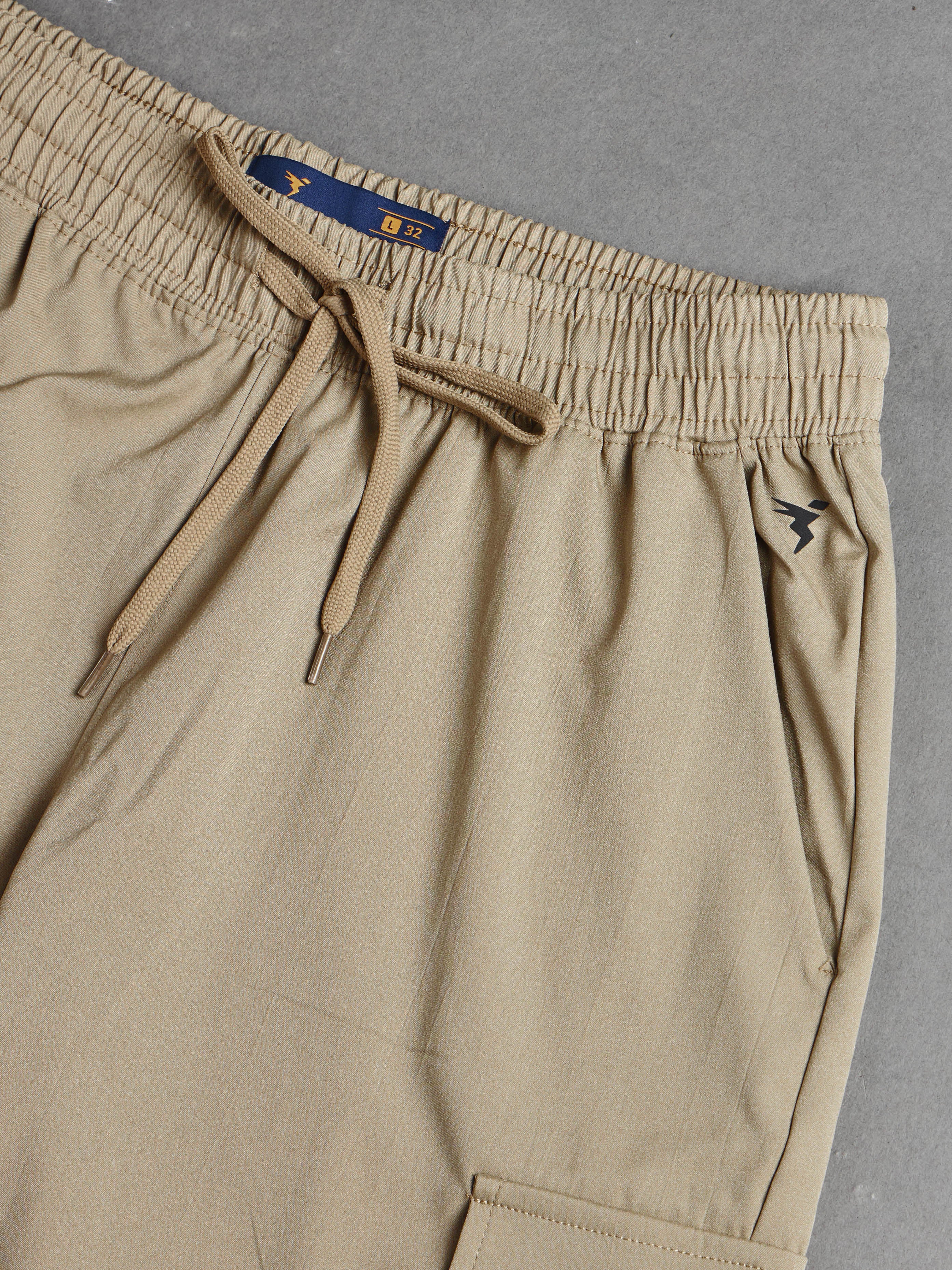 Men Solid Slim Fit Shorts with TS FLEXI - Image 8