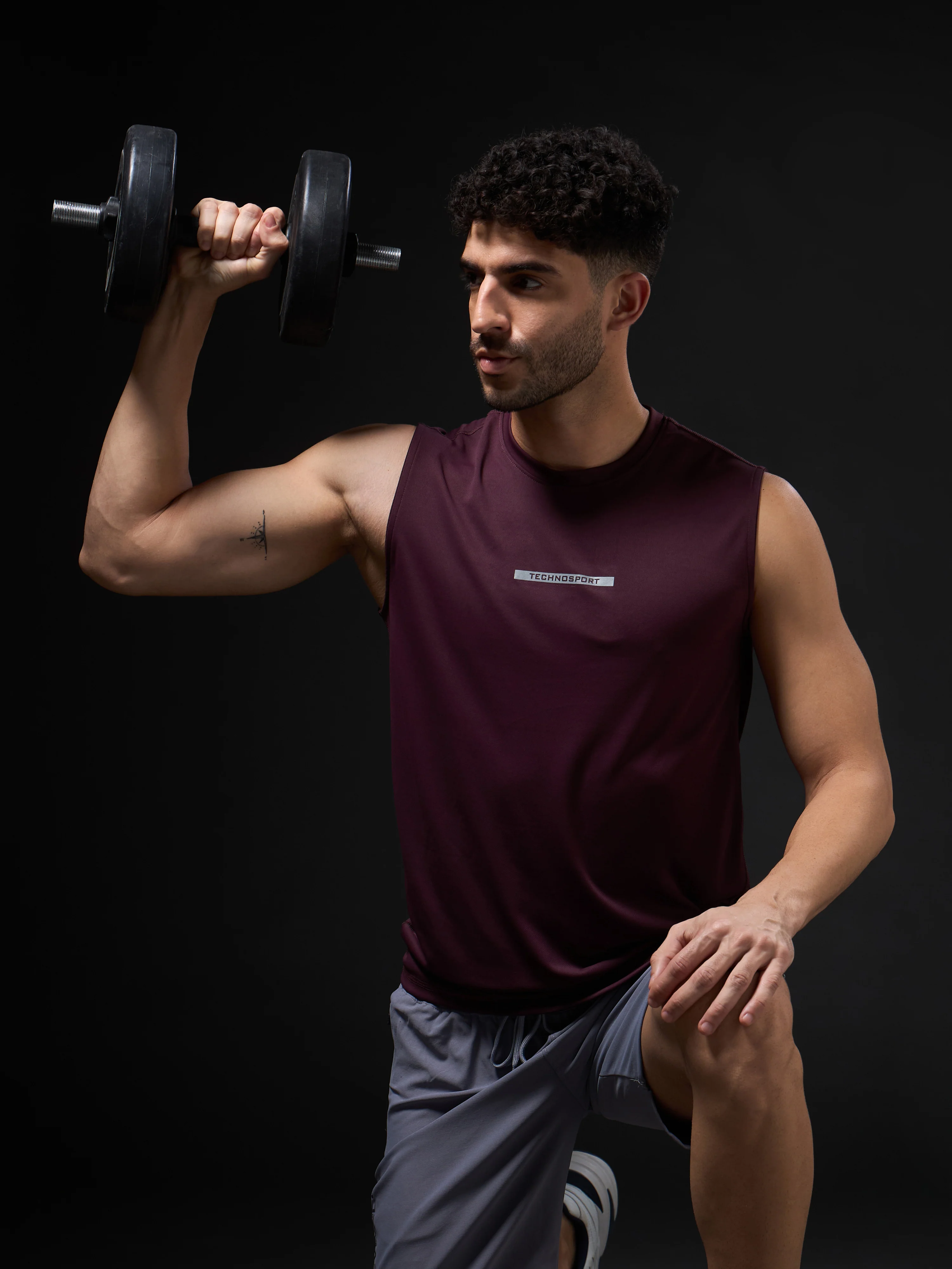 Men Solid Slim Fit Sports Innerwear Vest with TECHNOCOOL+ (Pack of 2) - Image 6