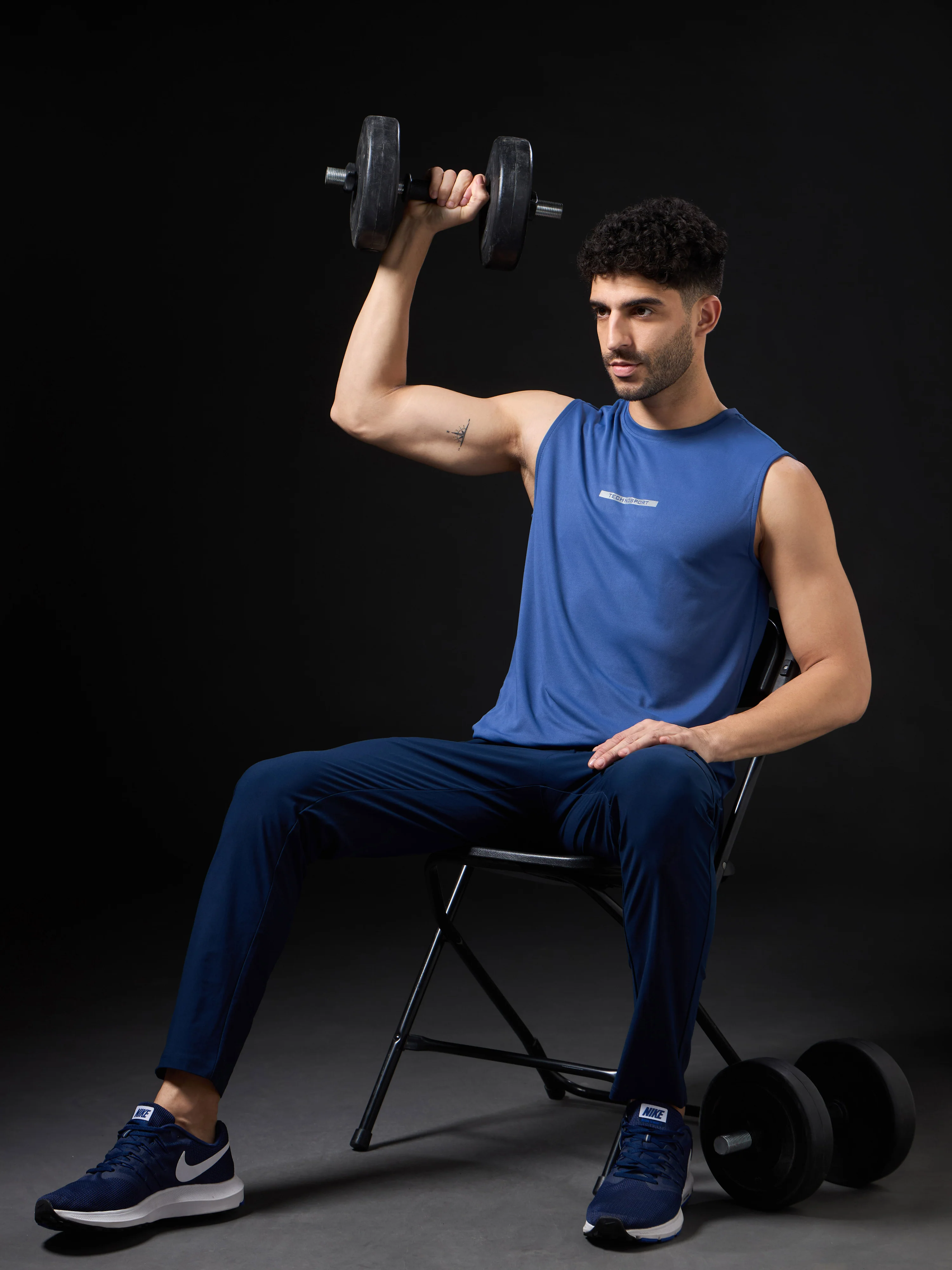 Men Solid Slim Fit Sports Innerwear Vest with TECHNOCOOL+ - Image 5
