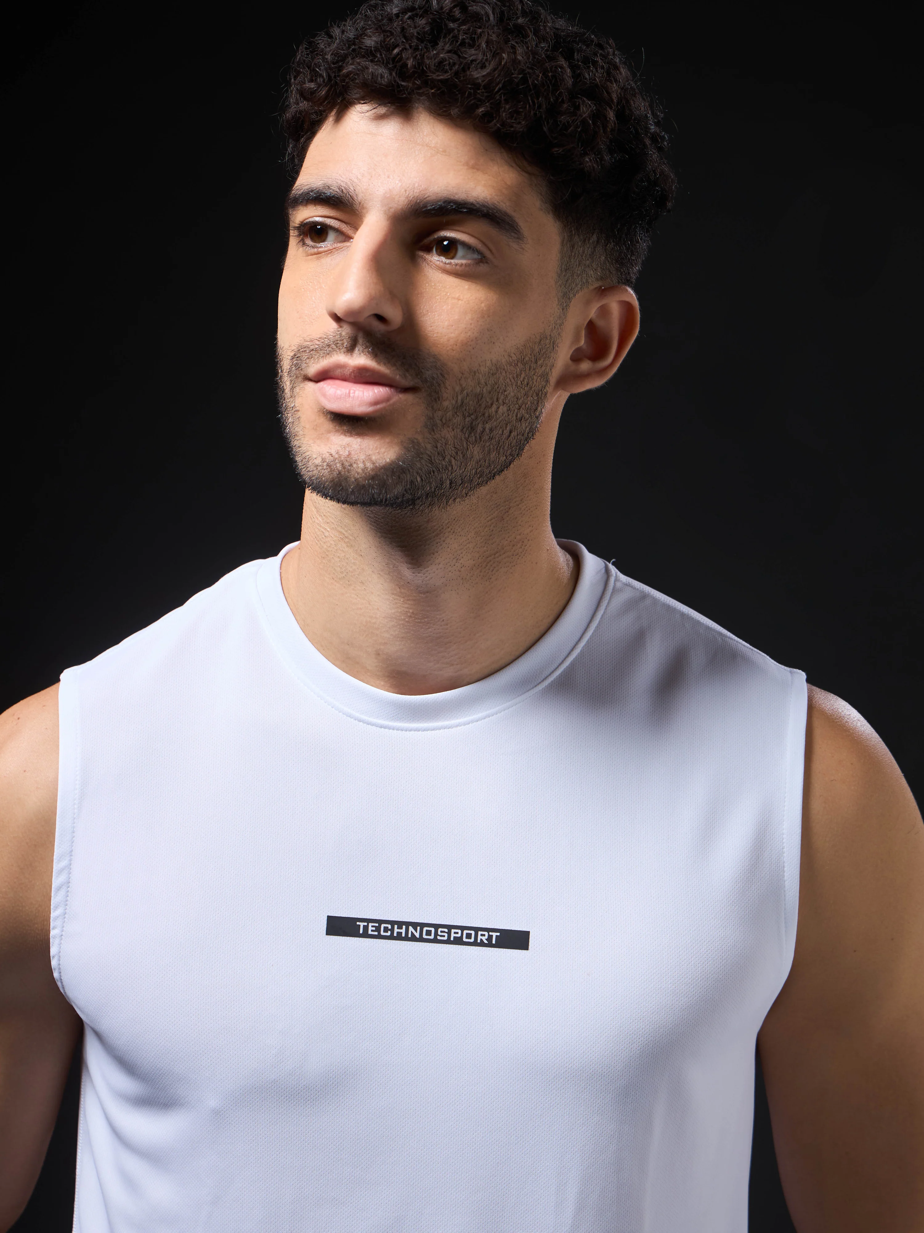 Men Solid Slim Fit Sports Innerwear Vest with TECHNOCOOL+ - Image 6