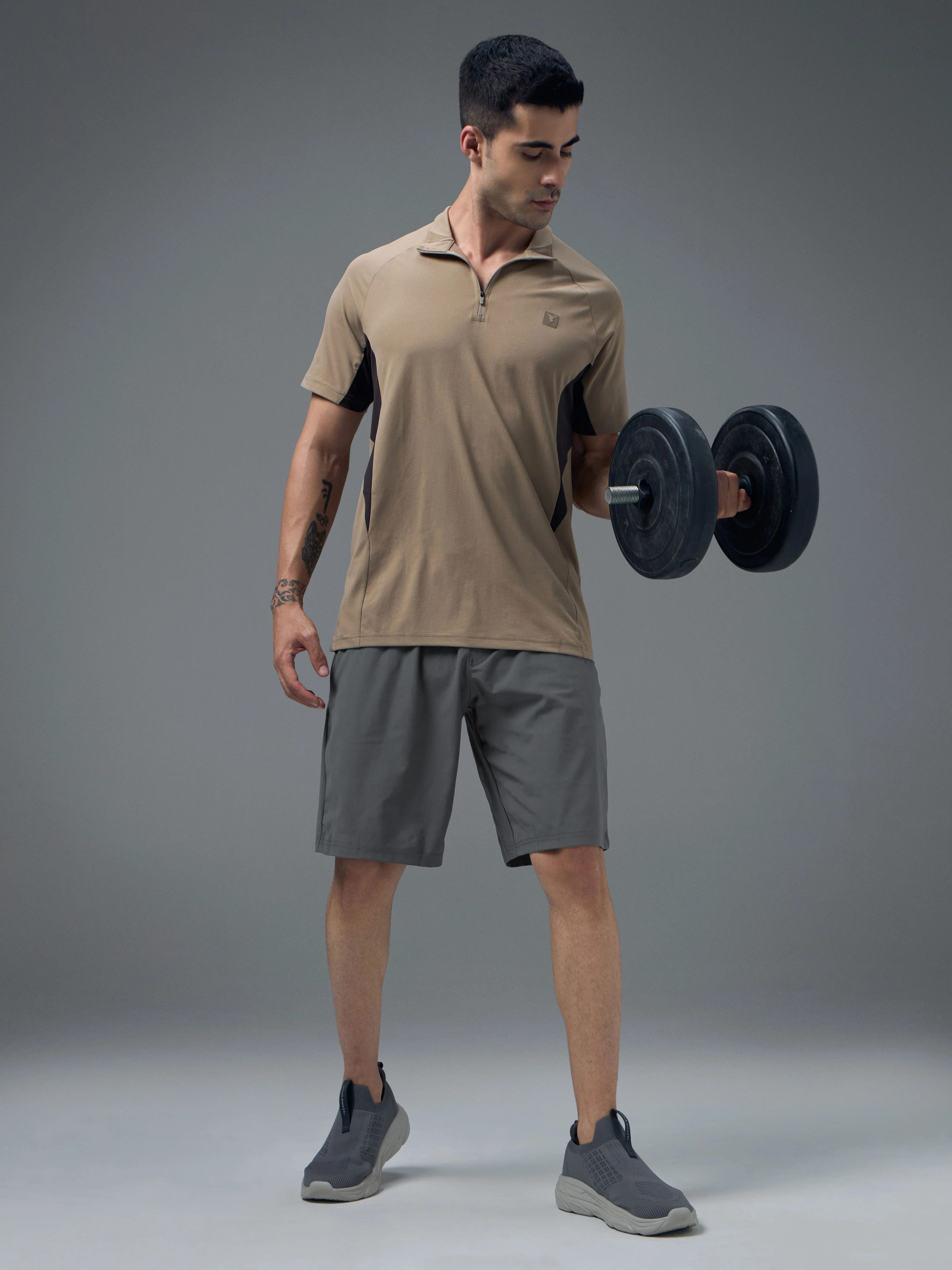 Men Solid Slim Fit Sports Shorts with DURACOOL - Image 5